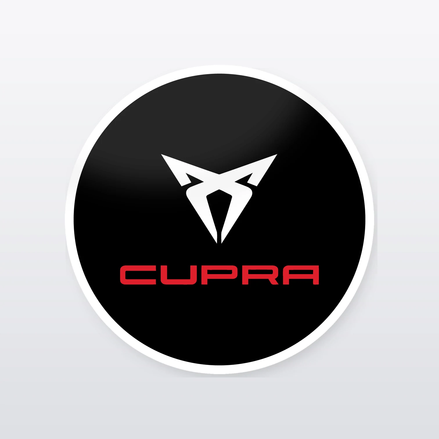 Cupra Aufkleber Set III – einzelner Aufkleber in Großaufnahme