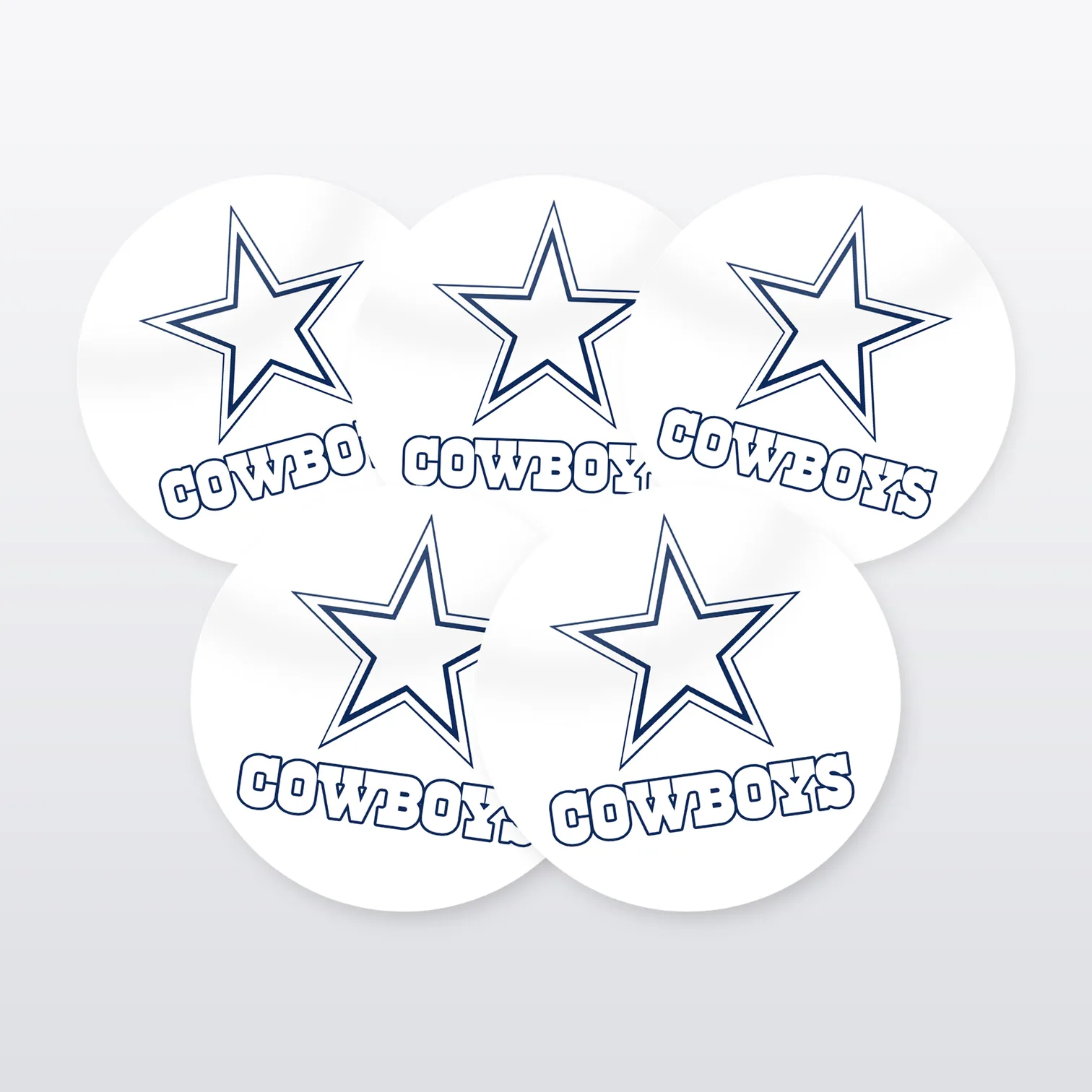 Dallas Cowboys Aufkleber Set I