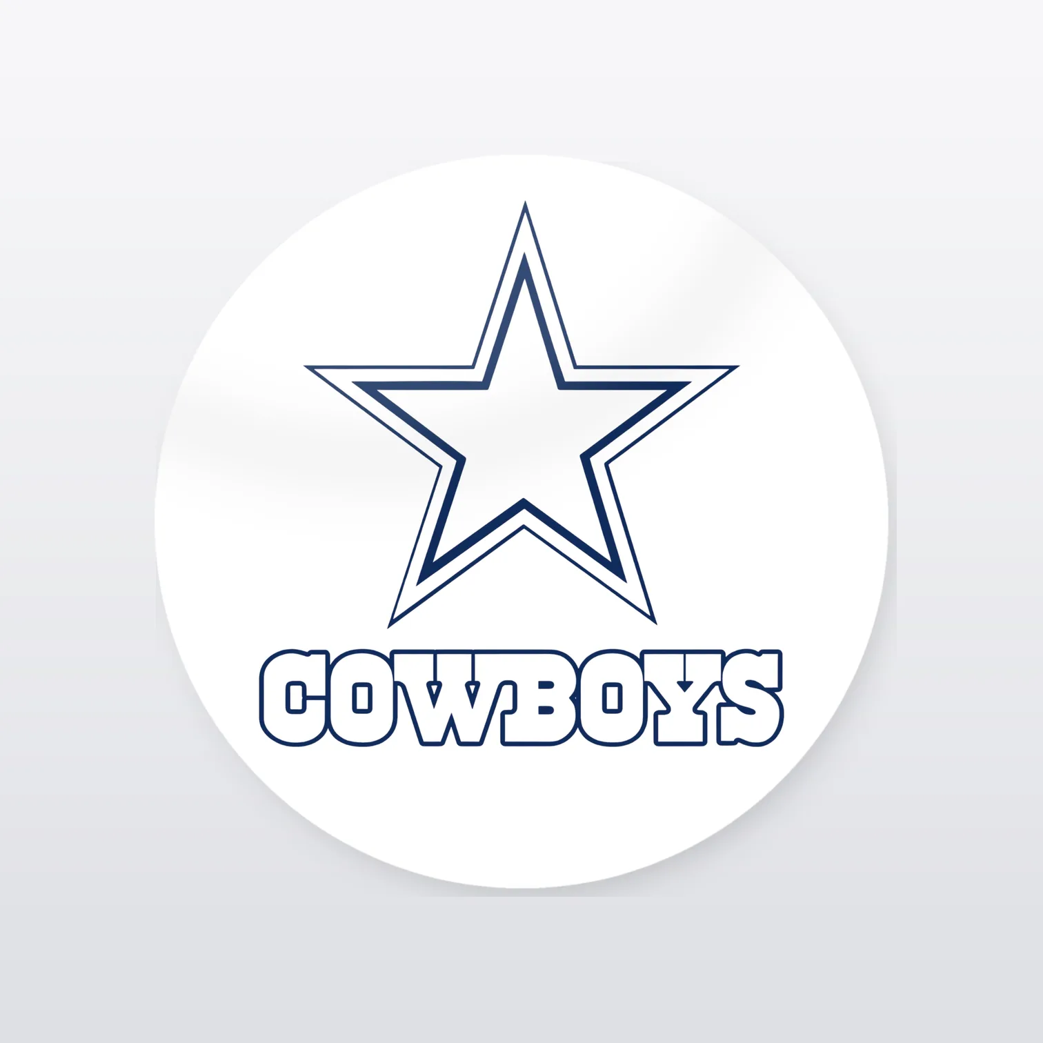 Dallas Cowboys Aufkleber Set I