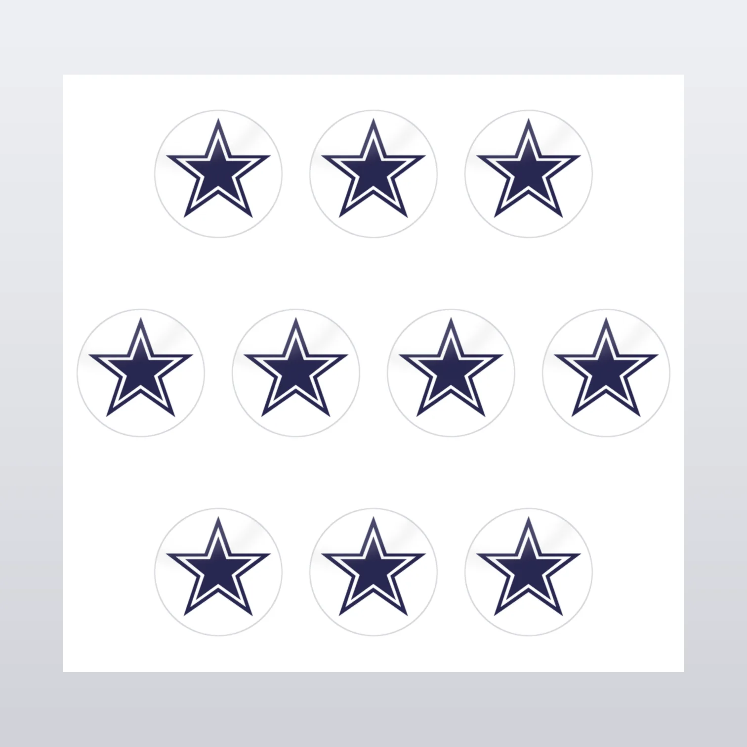 Dallas Cowboys Aufkleber Set II