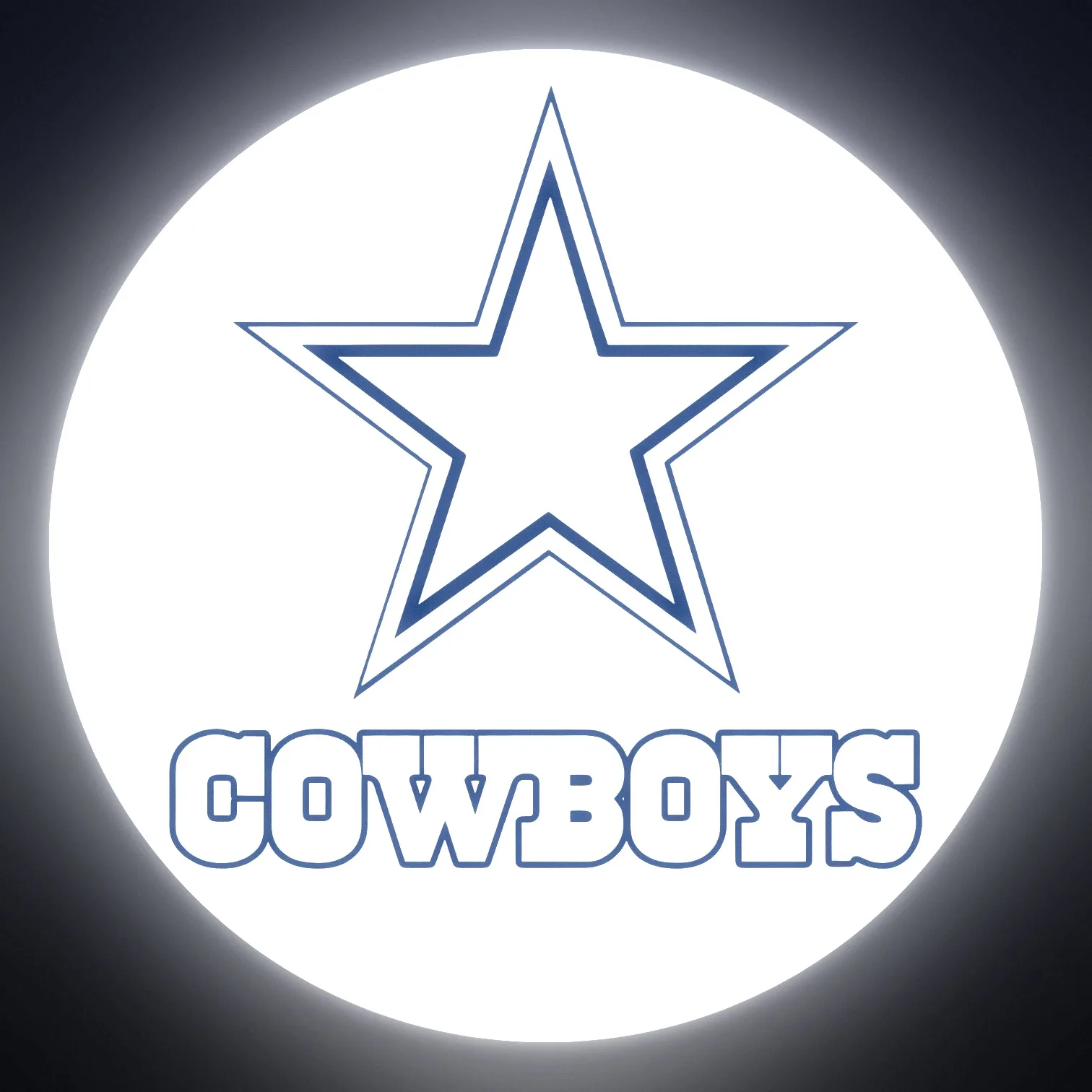 Dallas Cowboys LED-Leuchte I