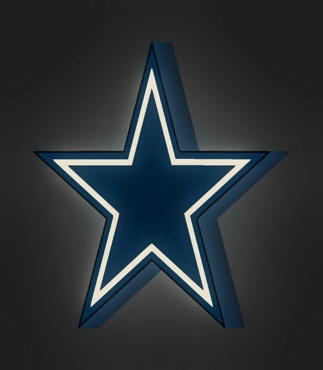 Dallas Cowboys LED-Leuchtschild
