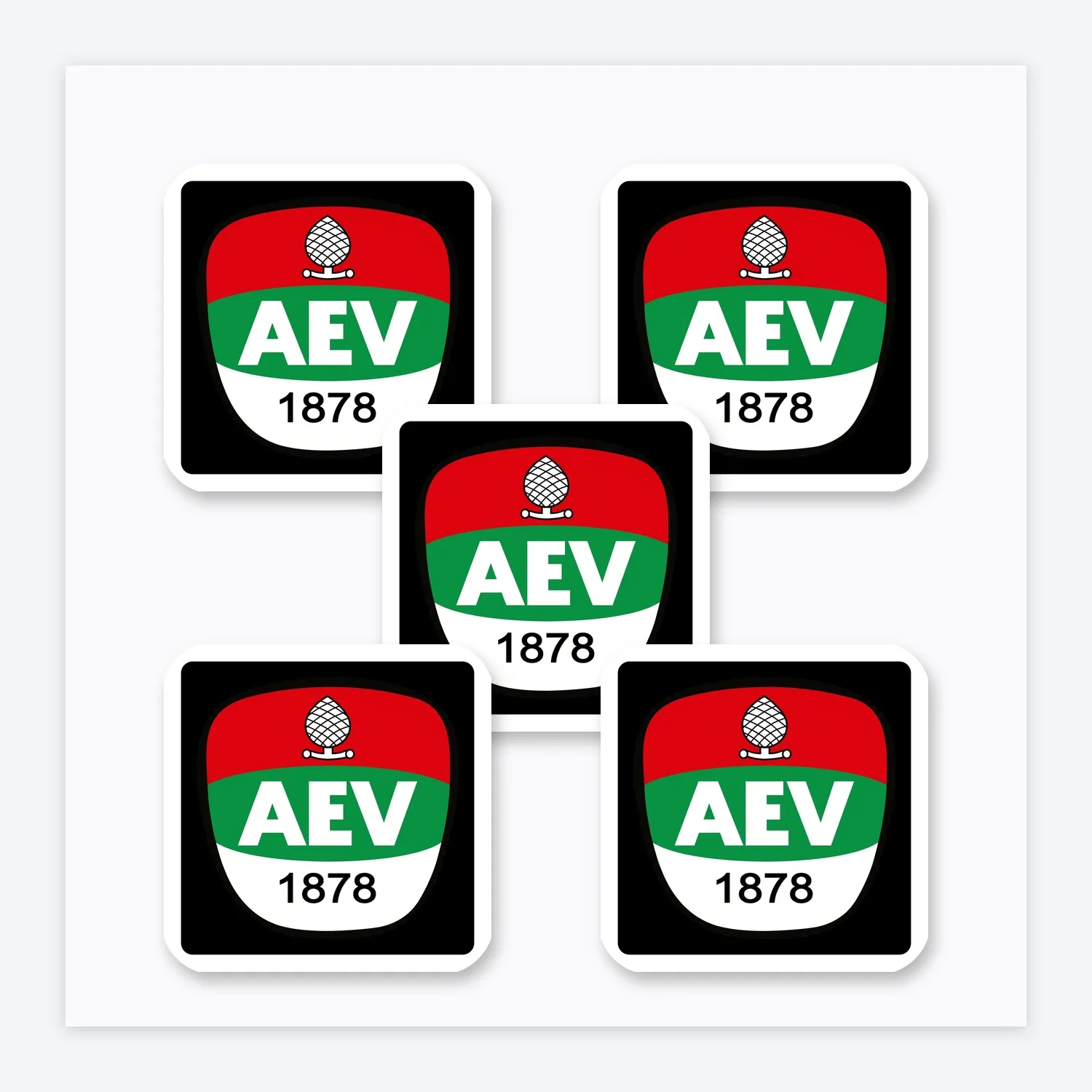 DEL AEV Augsburg Aufkleber Set