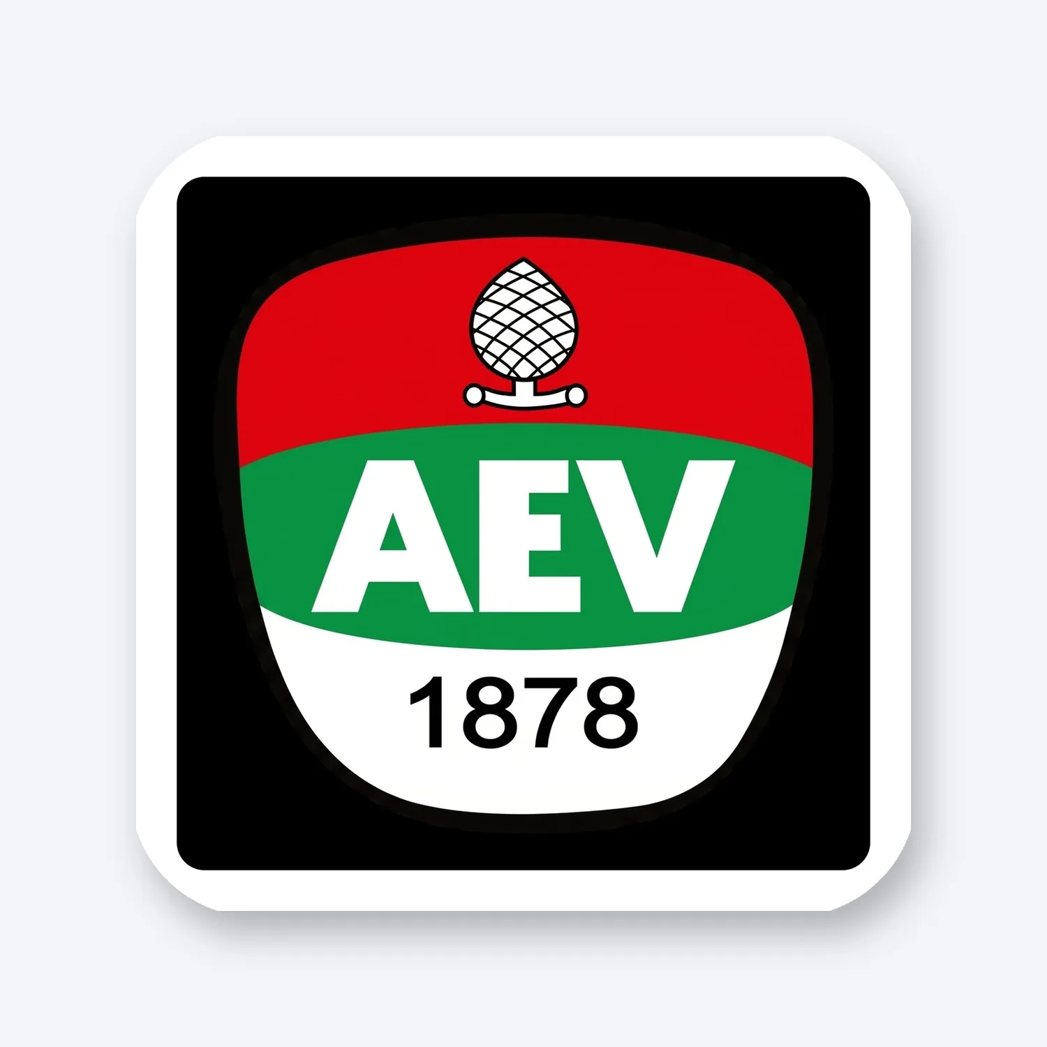 DEL AEV Augsburg Aufkleber Set