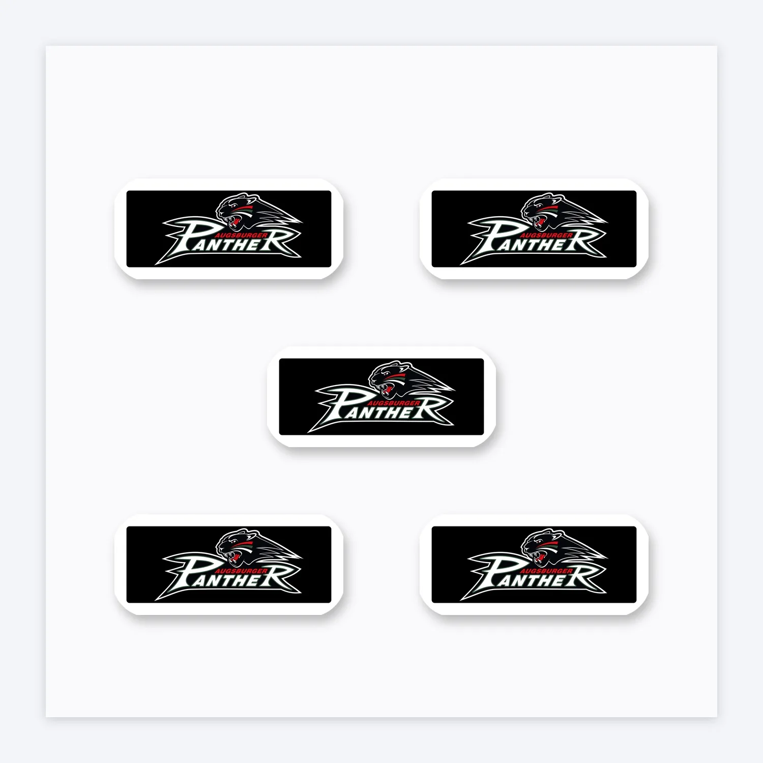 DEL Augsburger Panther Aufkleber Set