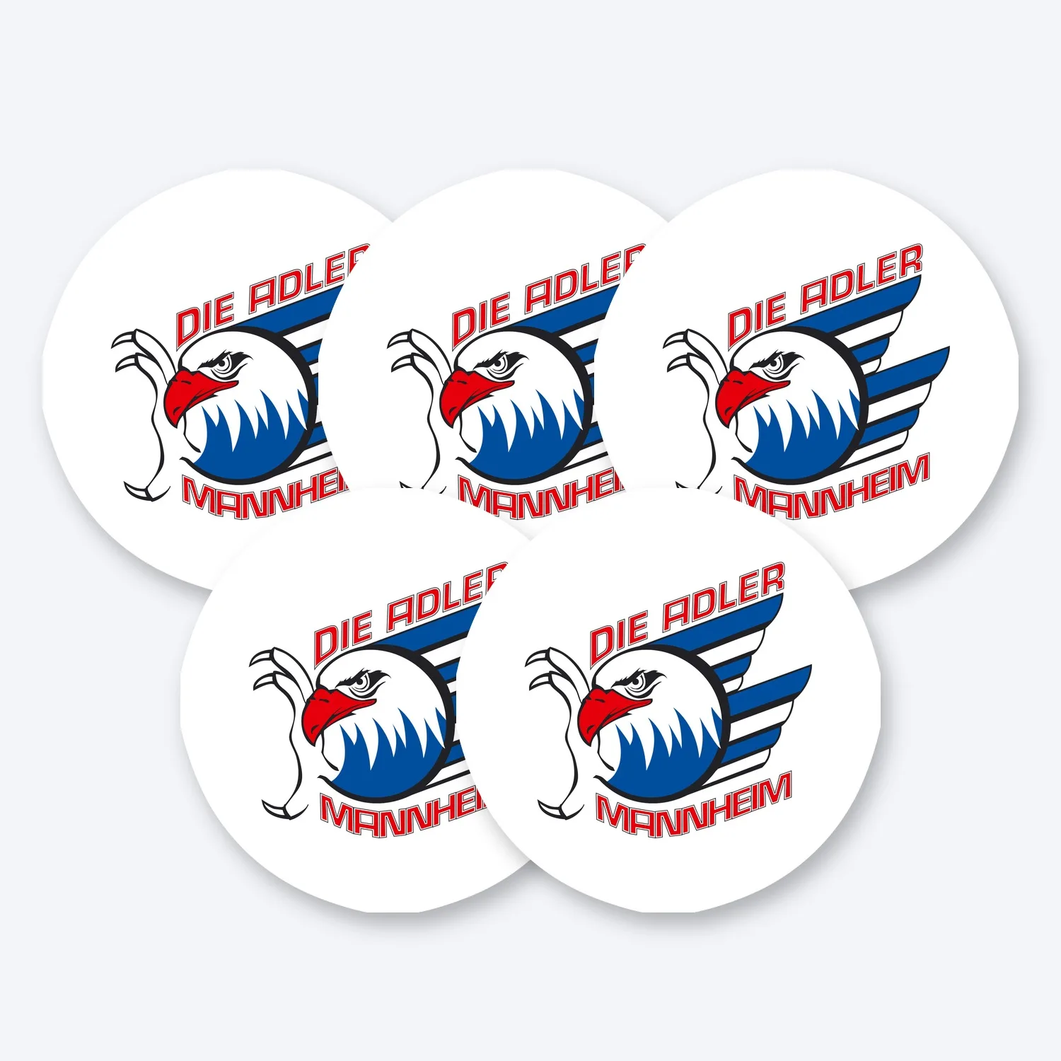 DEL Die Adler Mannheim Aufkleber Set