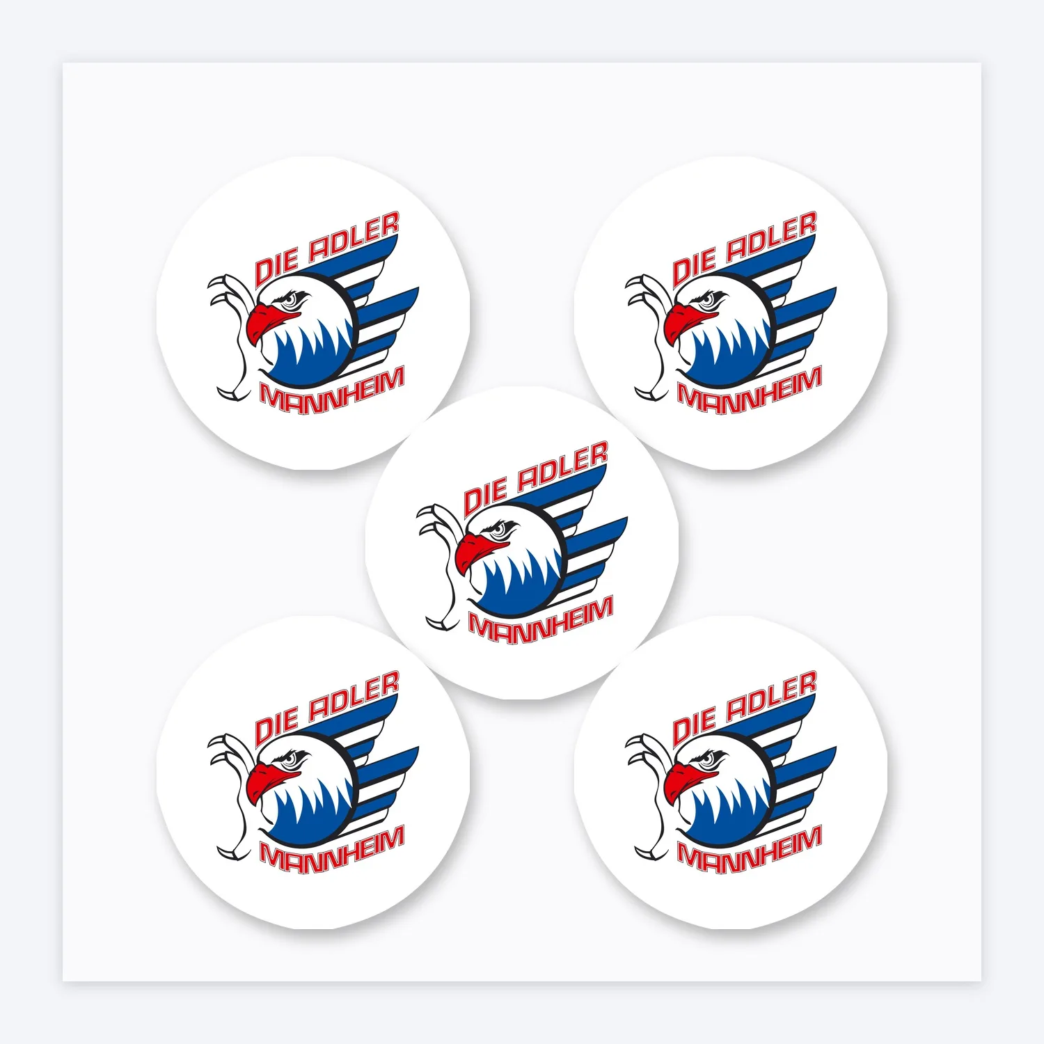 DEL Die Adler Mannheim Aufkleber Set
