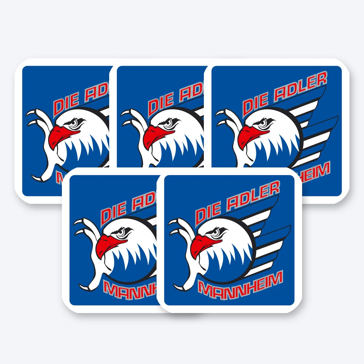 DEL Die Adler Mannheim Aufkleber Set II