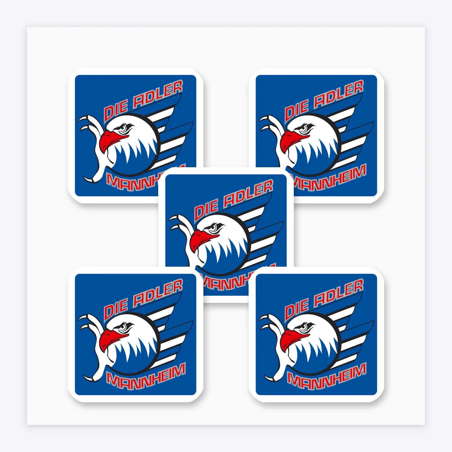 DEL Die Adler Mannheim Aufkleber Set II