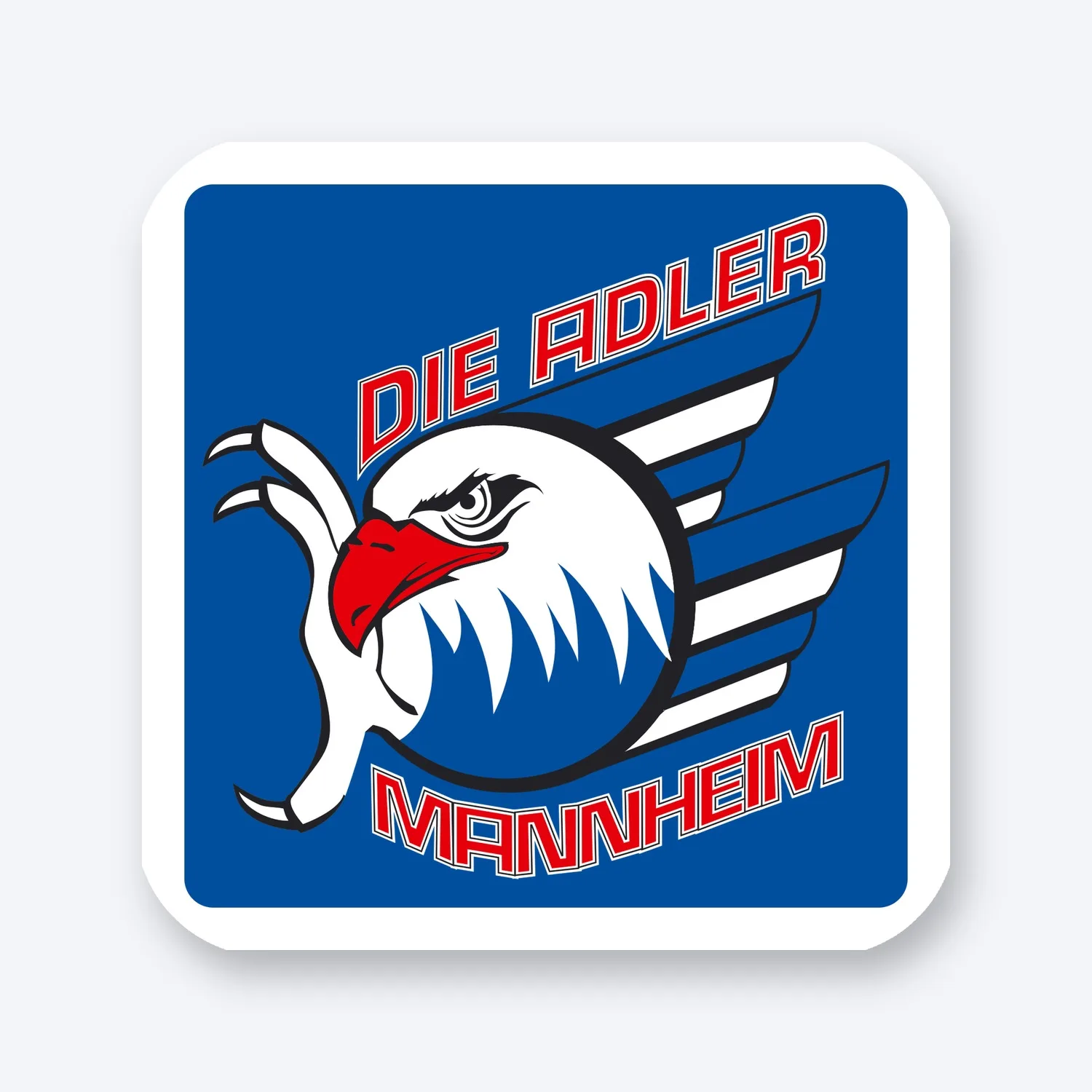 DEL Die Adler Mannheim Aufkleber Set II