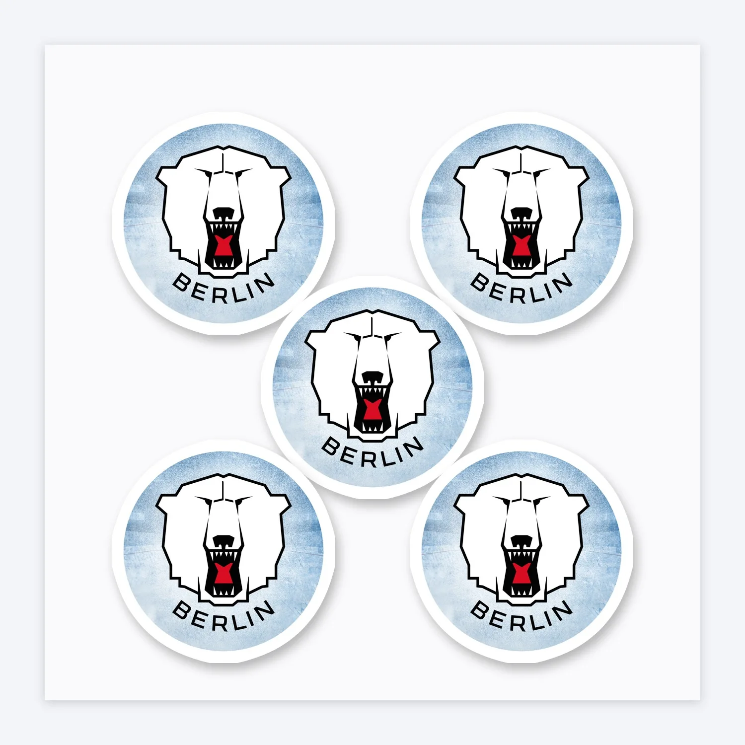 DEL Eisbären Berlin Aufkleber Set