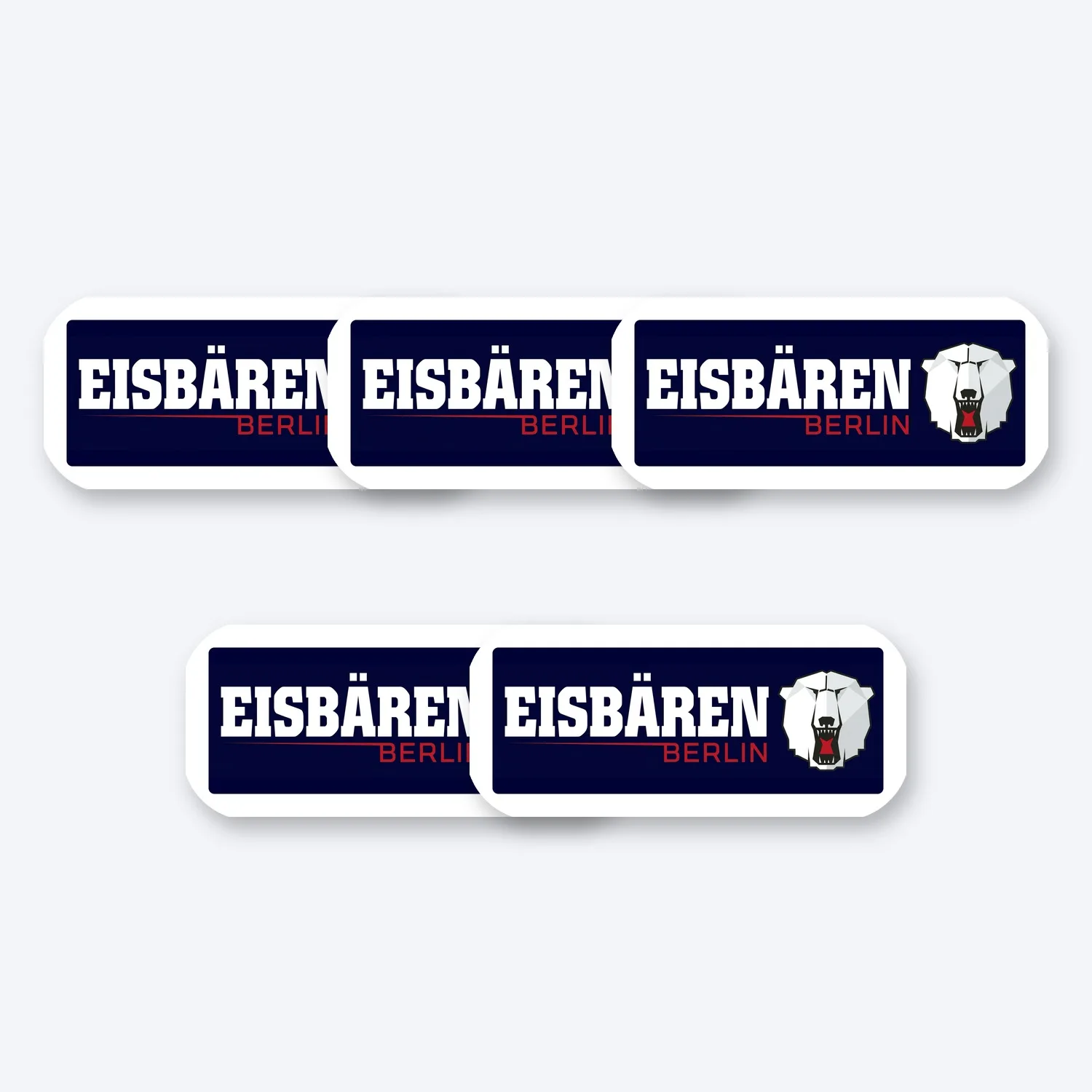 DEL Eisbären Berlin Aufkleber Set III