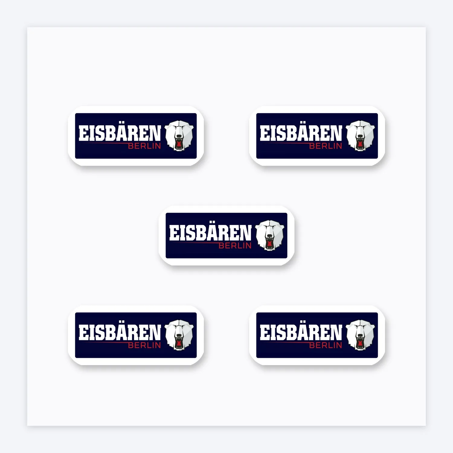 DEL Eisbären Berlin Aufkleber Set III