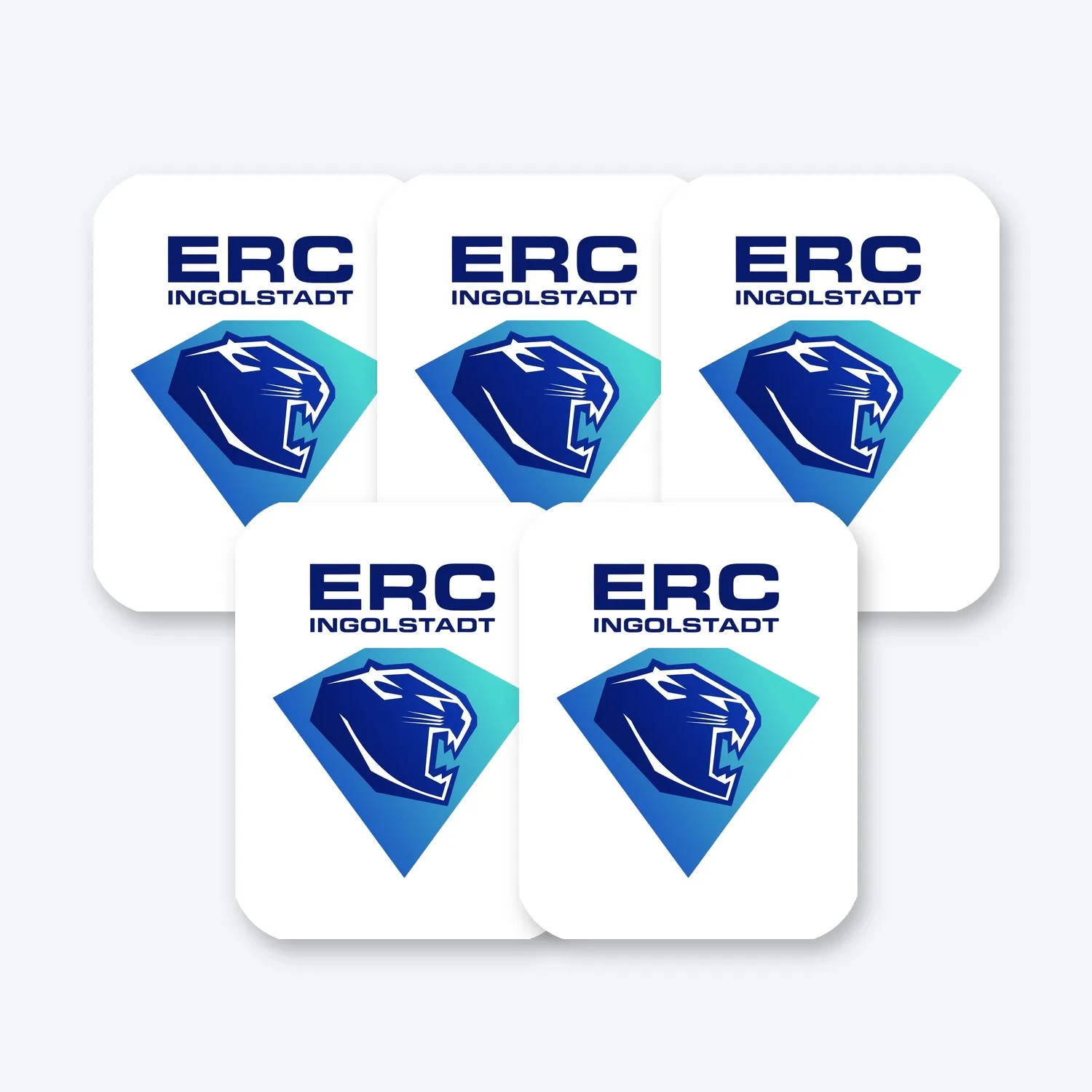 DEL ERC Ingolstadt Aufkleber Set III