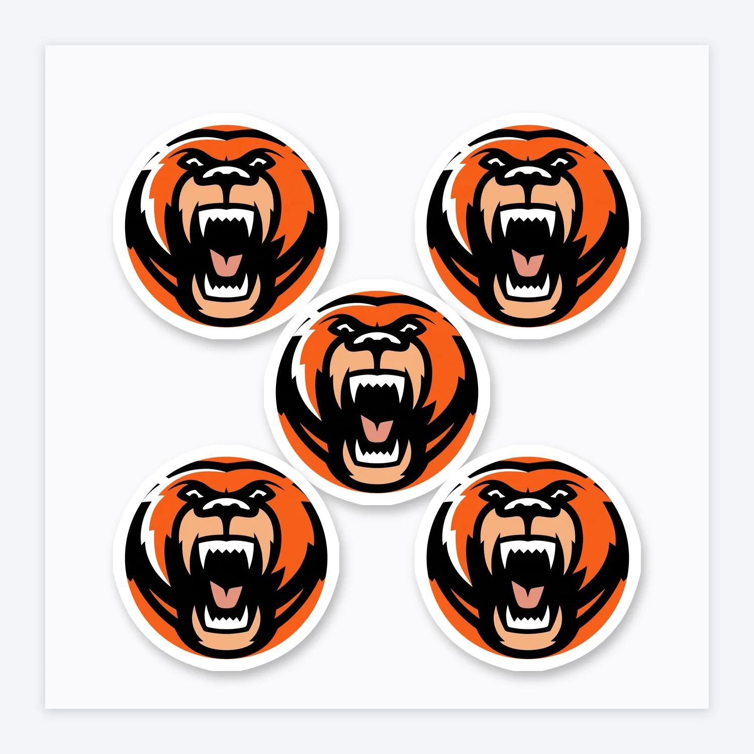 DEL Grizzlys Wolfsburg Aufkleber Set II