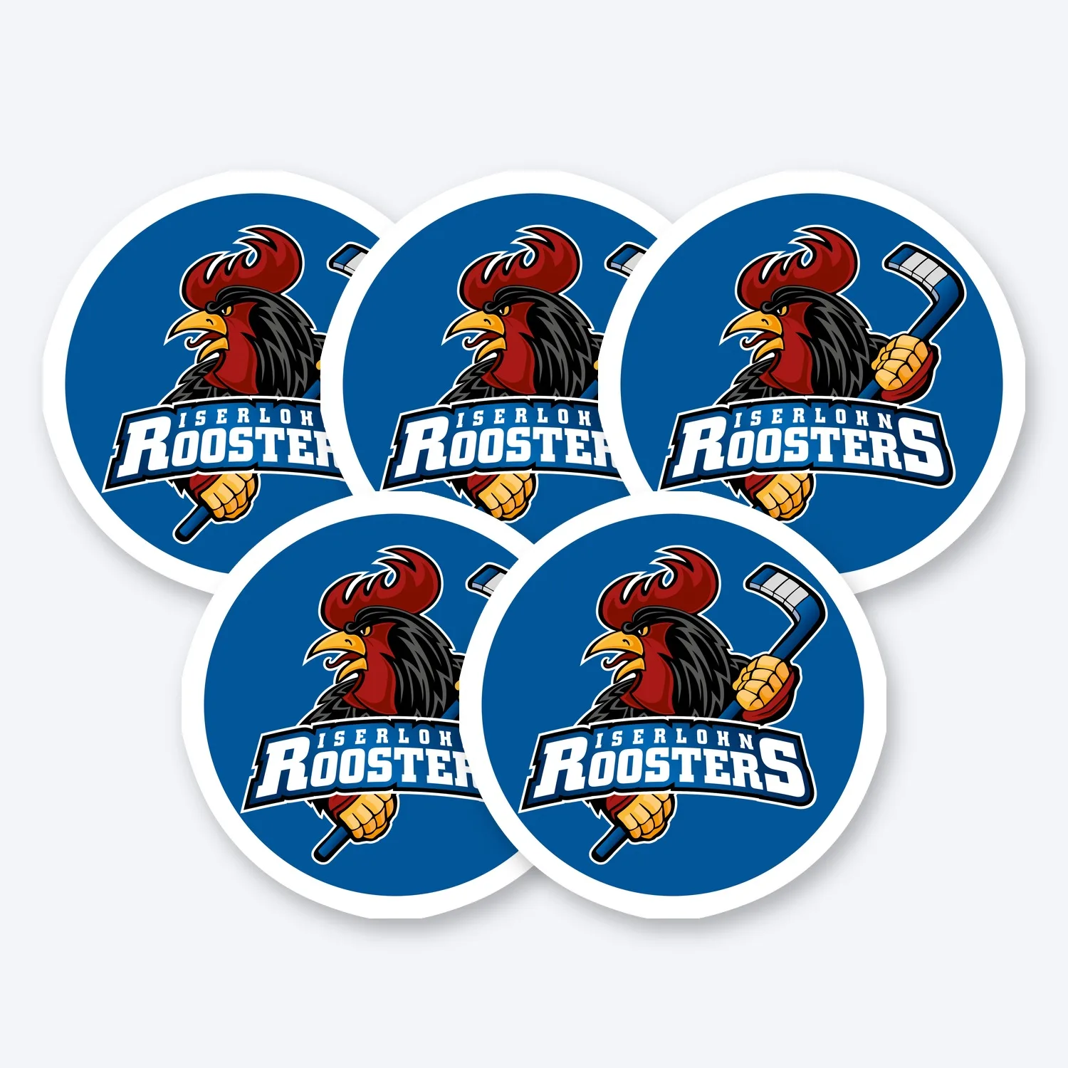 DEL Iserlohn Roosters Aufkleber Set II