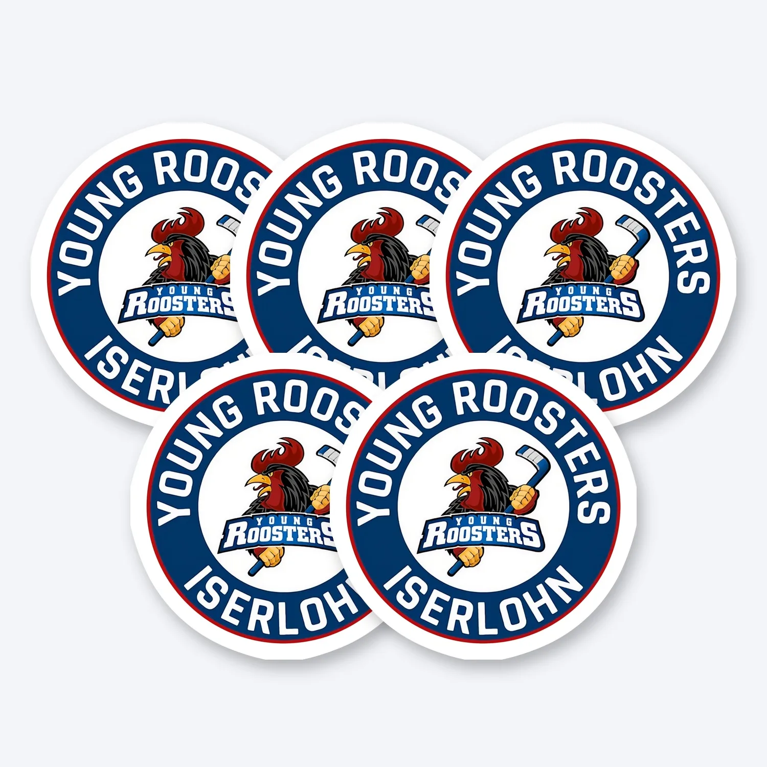 DEL Iserlohn Roosters Aufkleber Set III