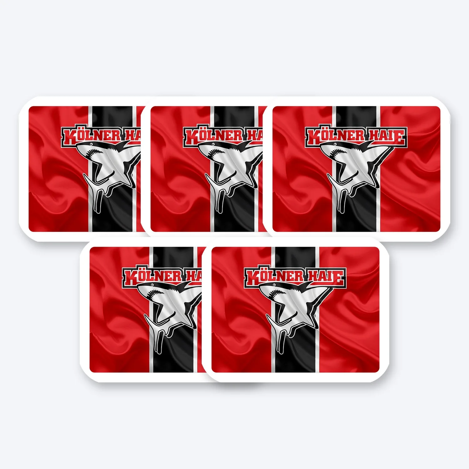 DEL Kölner Haie Aufkleber Set