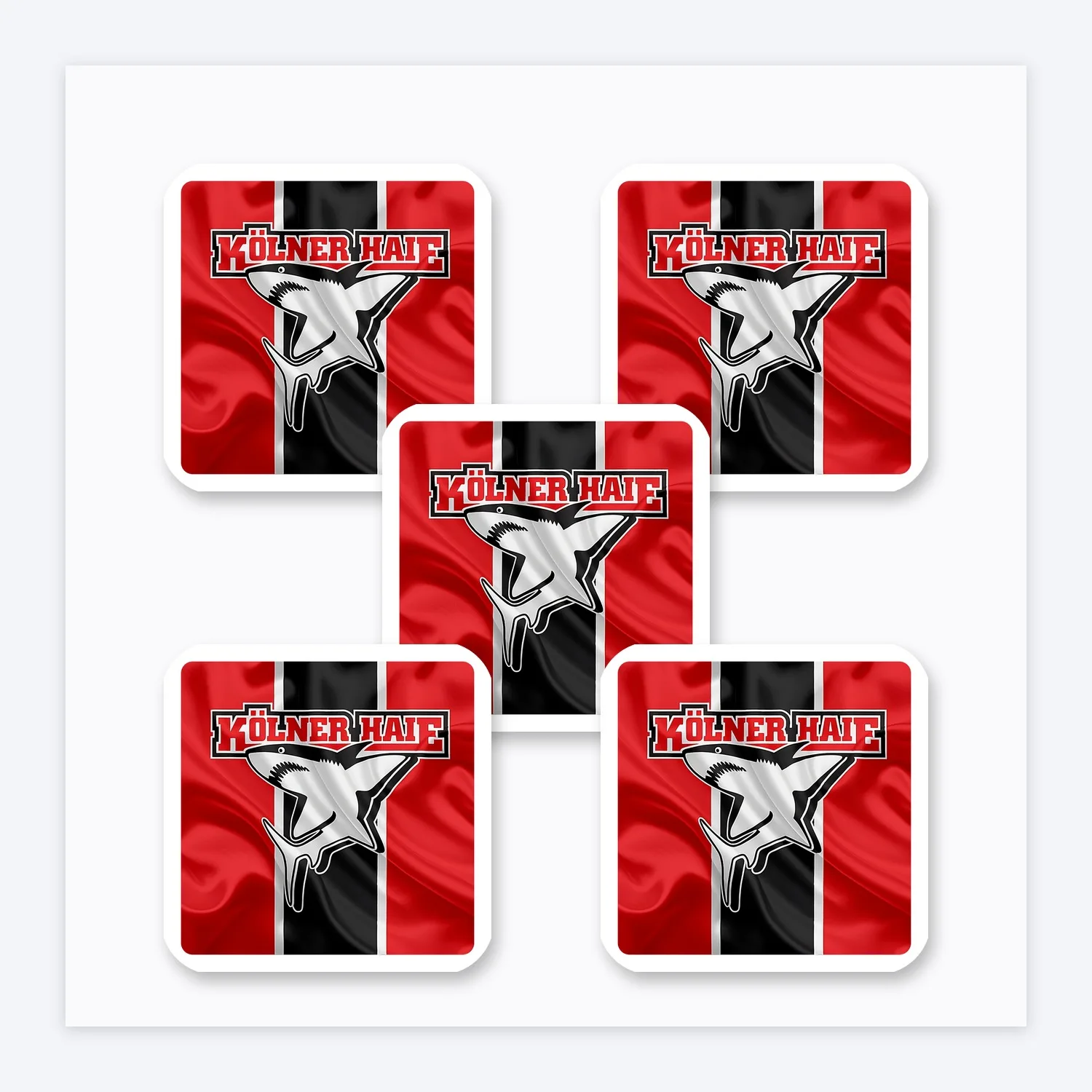 DEL Kölner Haie Aufkleber Set II