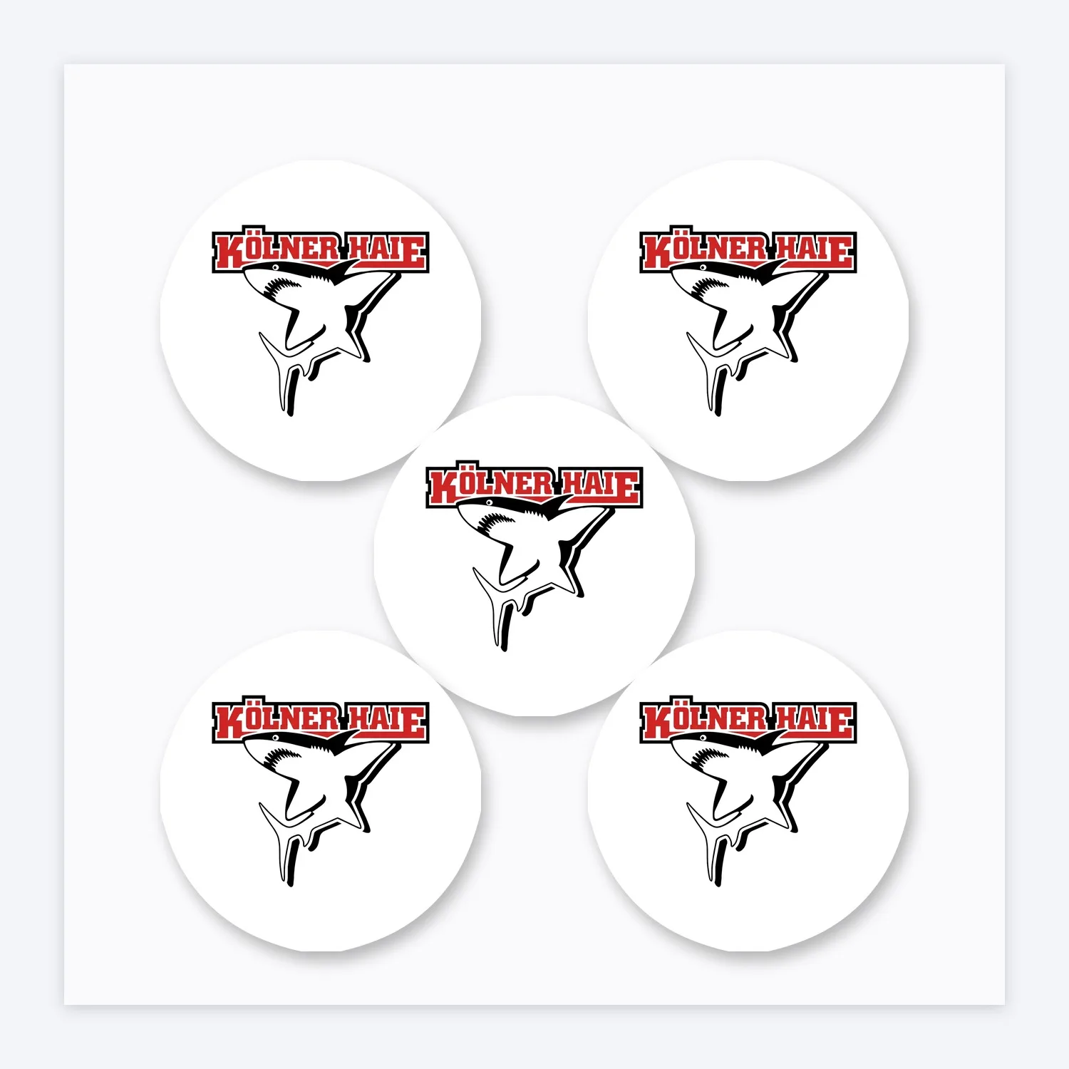 DEL Kölner Haie Aufkleber Set III