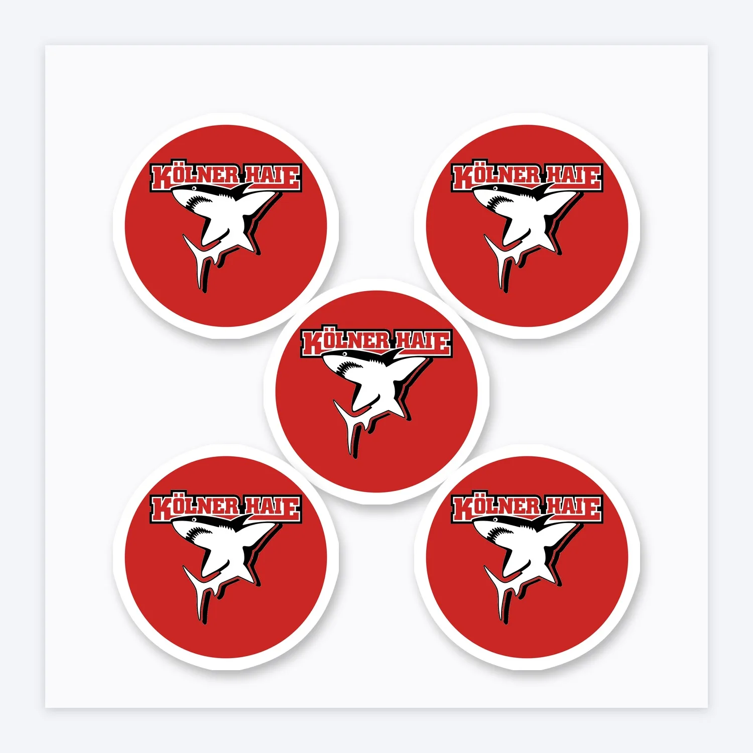 DEL Kölner Haie Aufkleber Set IV