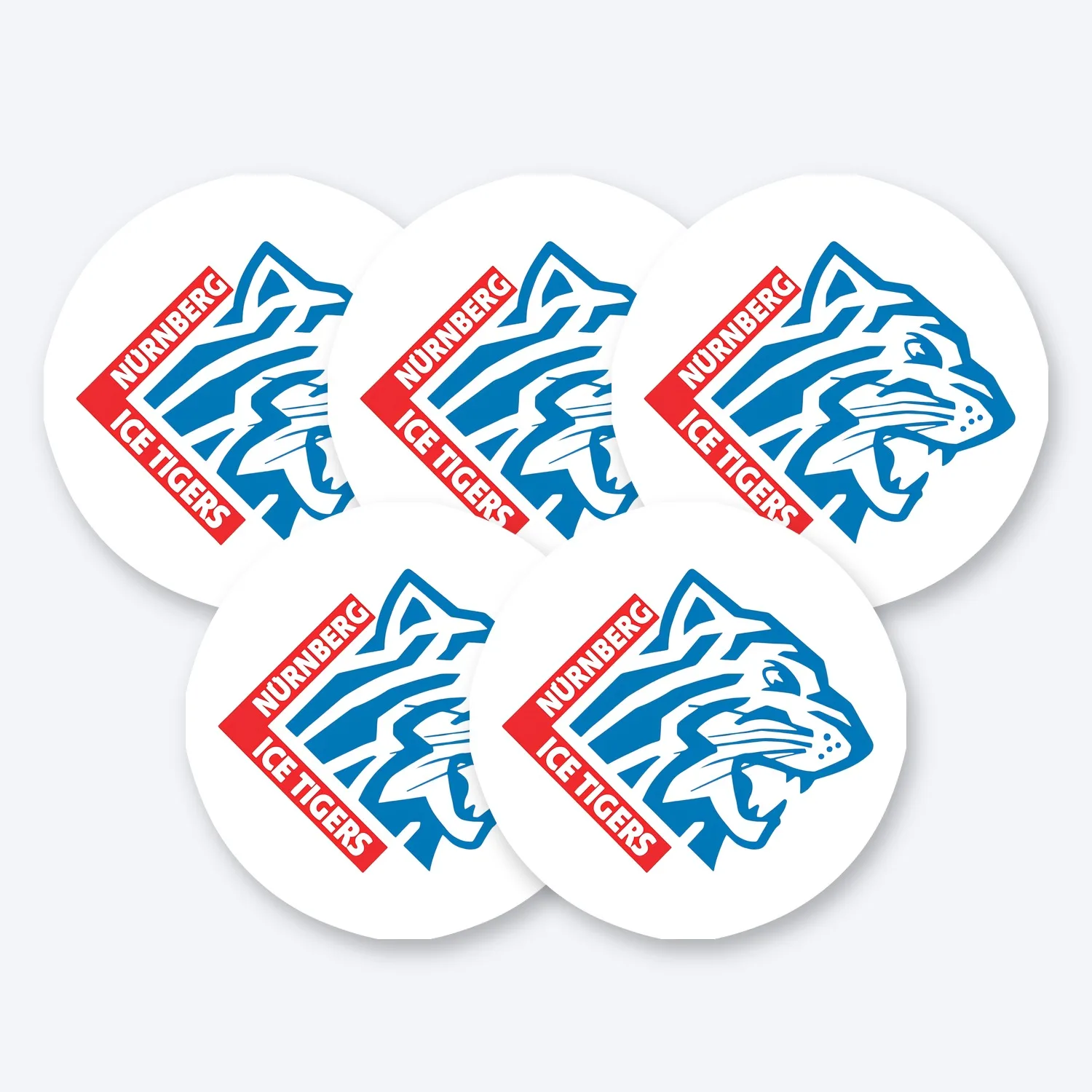 DEL Nürnberg Ice Tigers Aufkleber Set