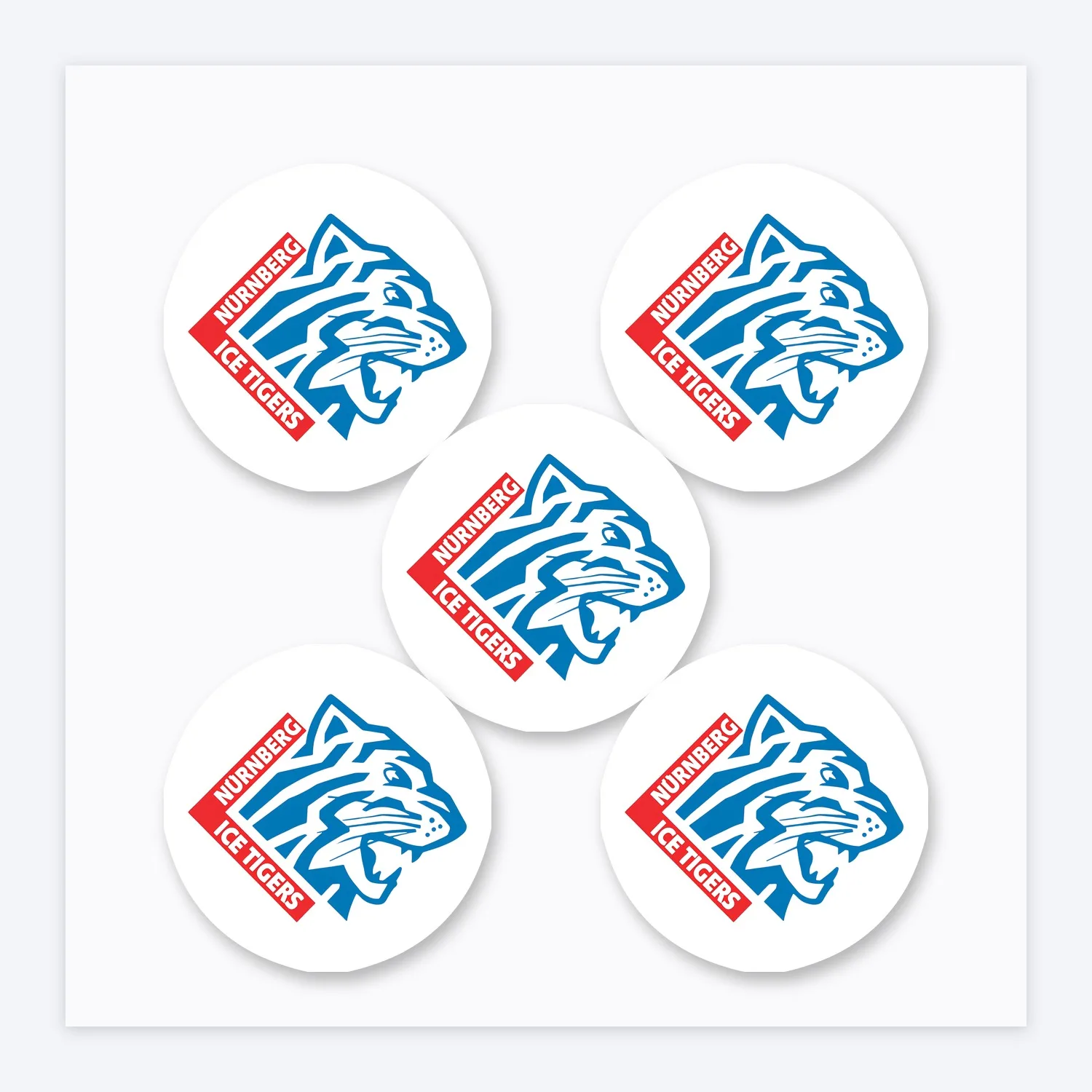DEL Nürnberg Ice Tigers Aufkleber Set