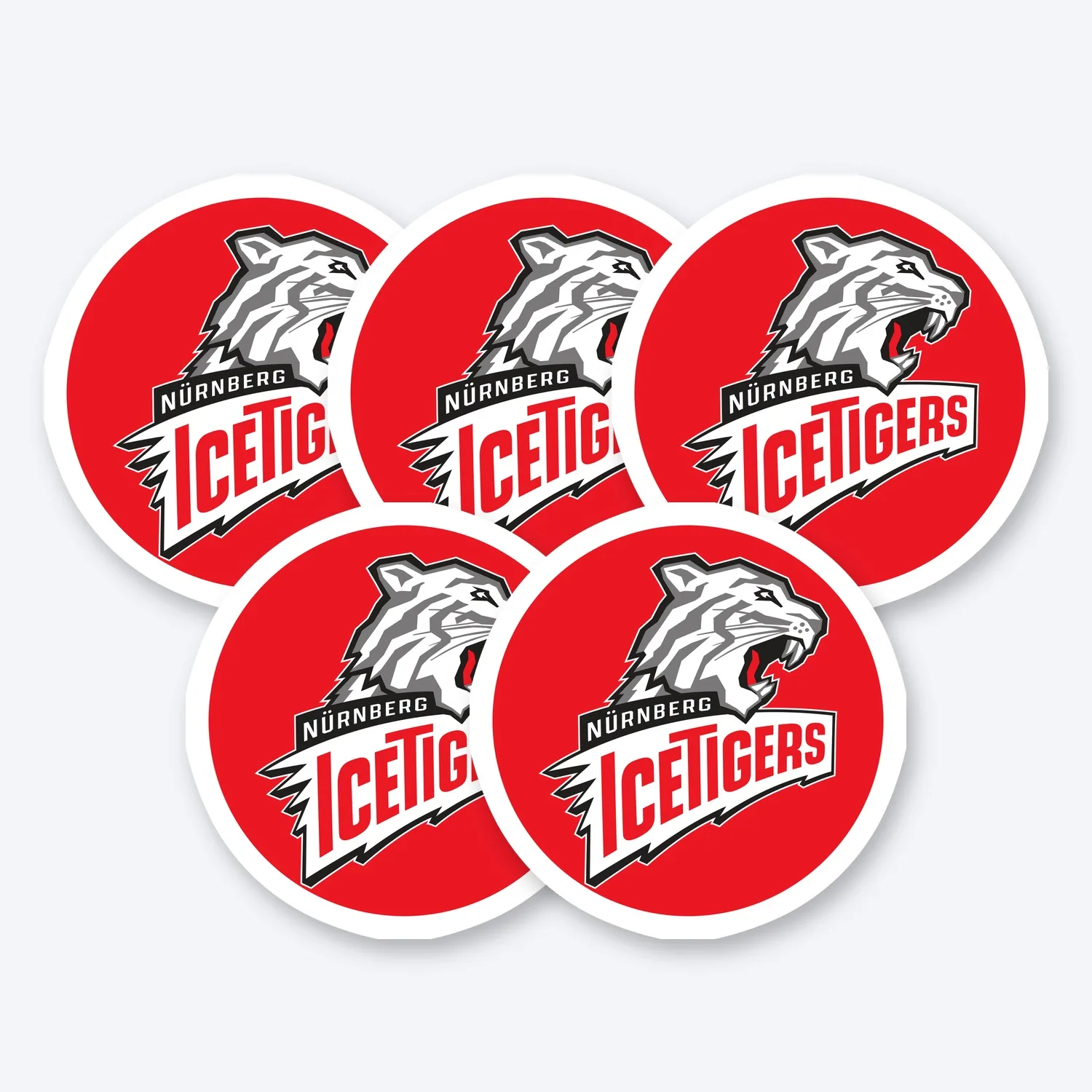 DEL Nürnberg IceTigers Aufkleber Set