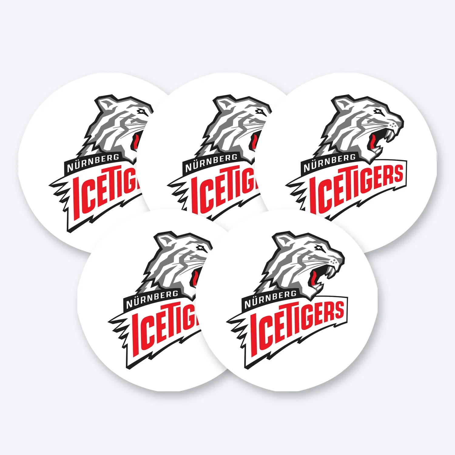 DEL Nürnberg IceTigers Aufkleber Set II