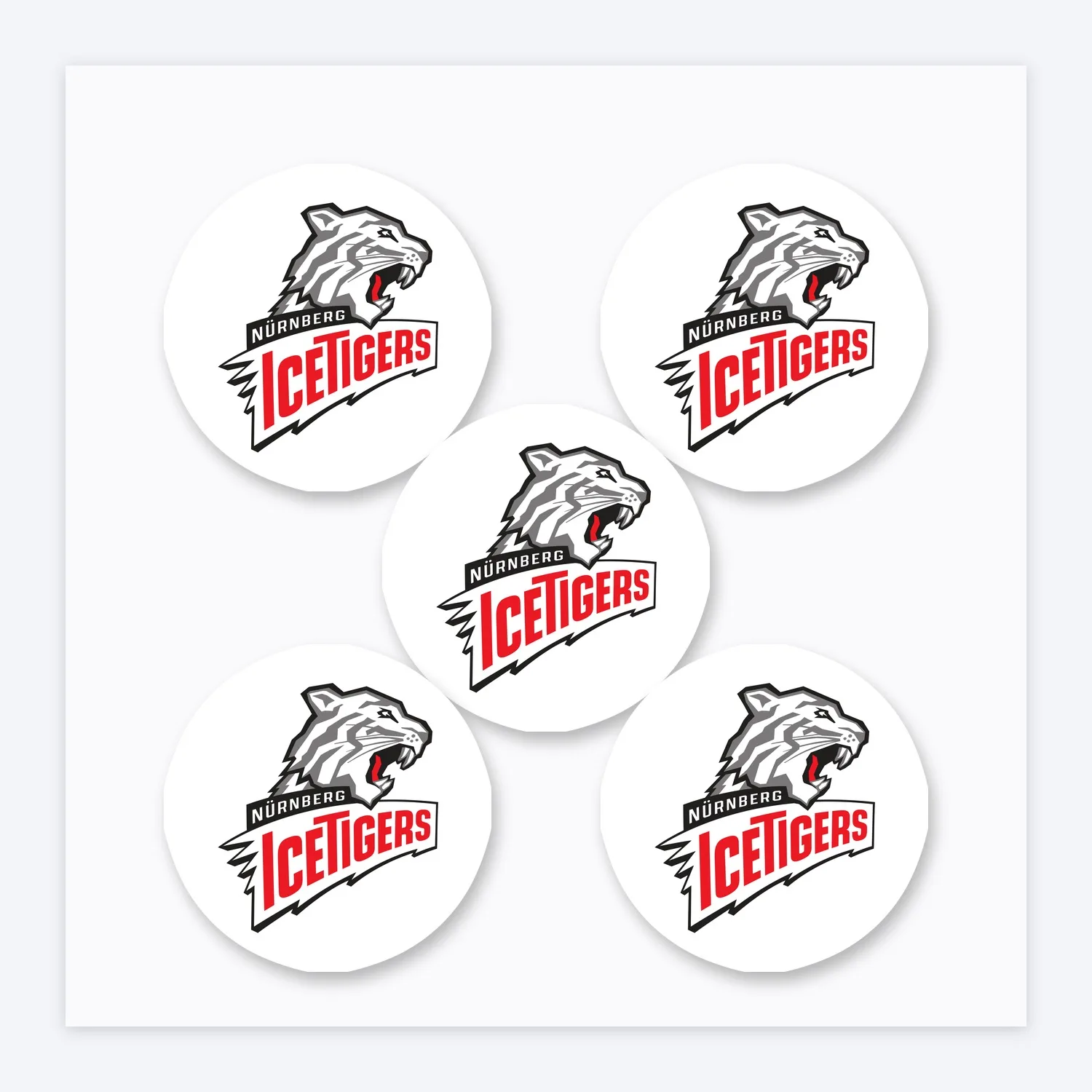 DEL Nürnberg IceTigers Aufkleber Set II
