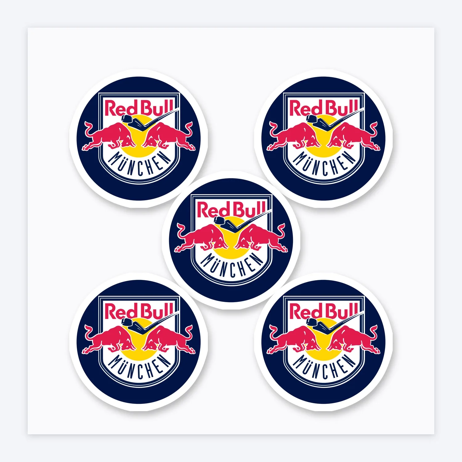 DEL Red Bull München Aufkleber Set
