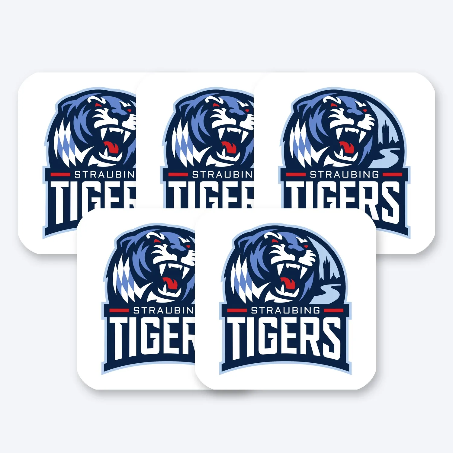 DEL Straubing Tigers Aufkleber Set