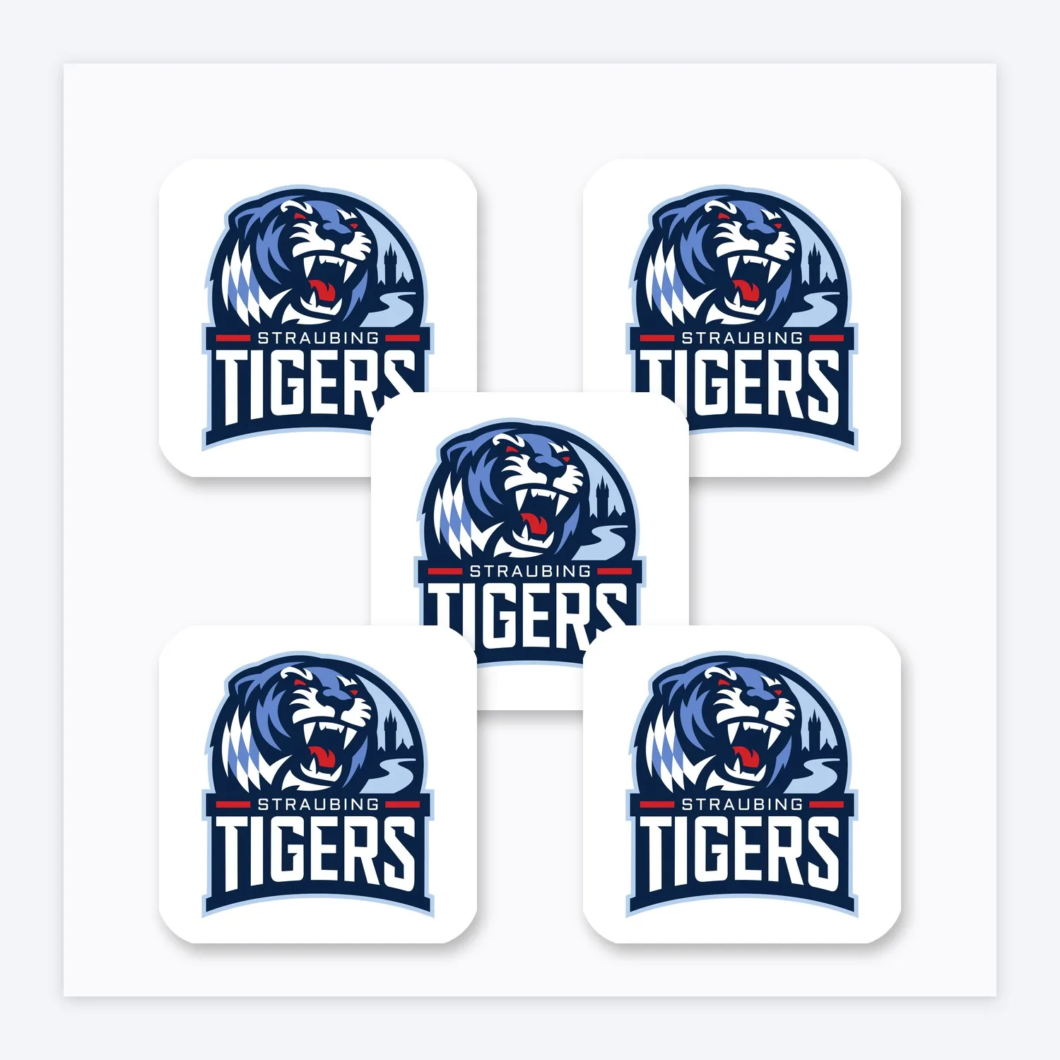 DEL Straubing Tigers Aufkleber Set