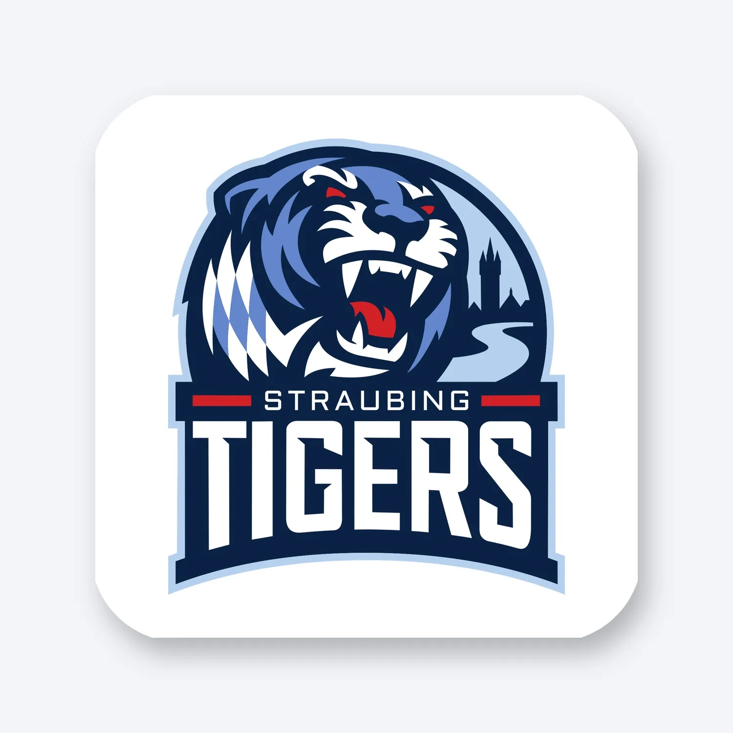 DEL Straubing Tigers Aufkleber Set