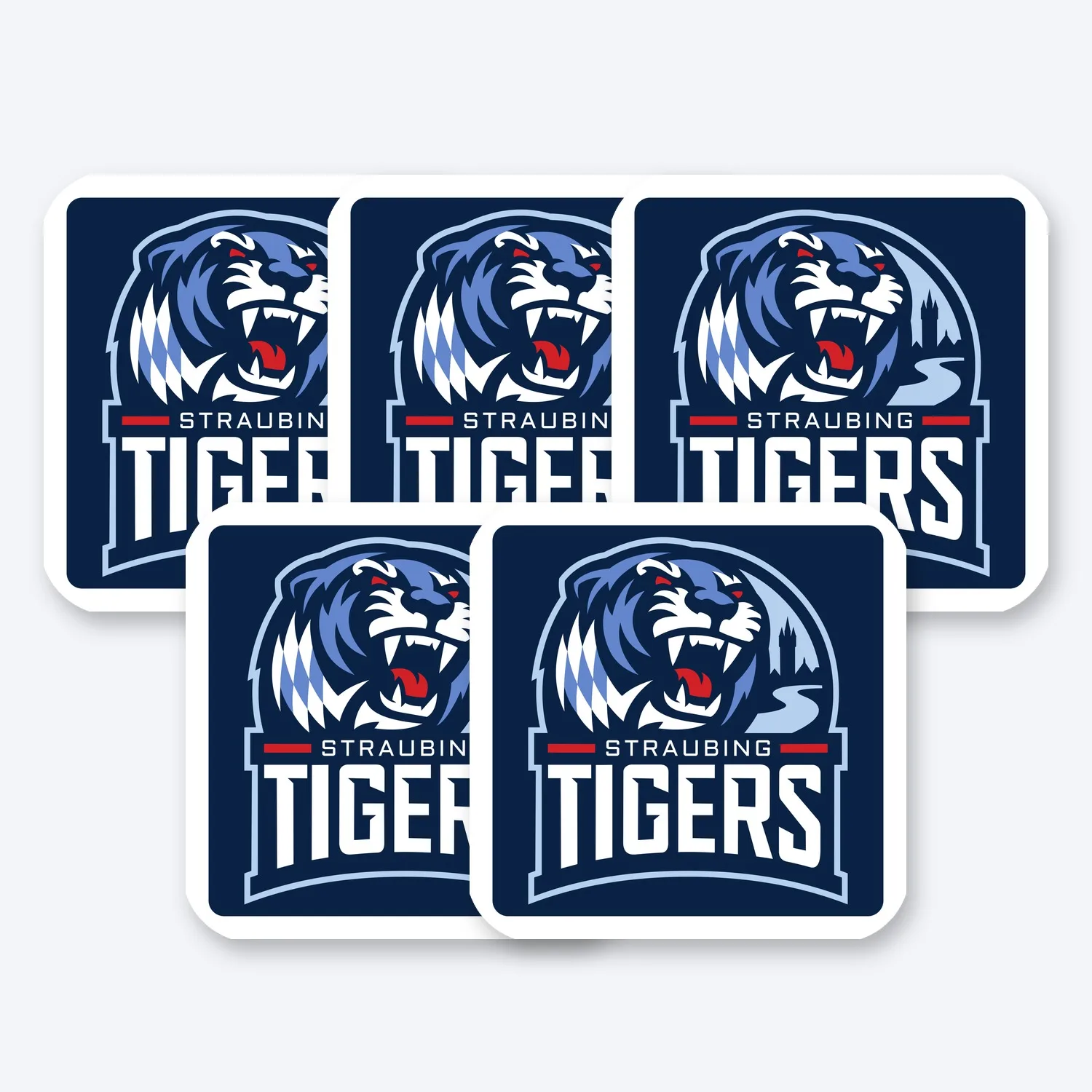 DEL Straubing Tigers Aufkleber Set II