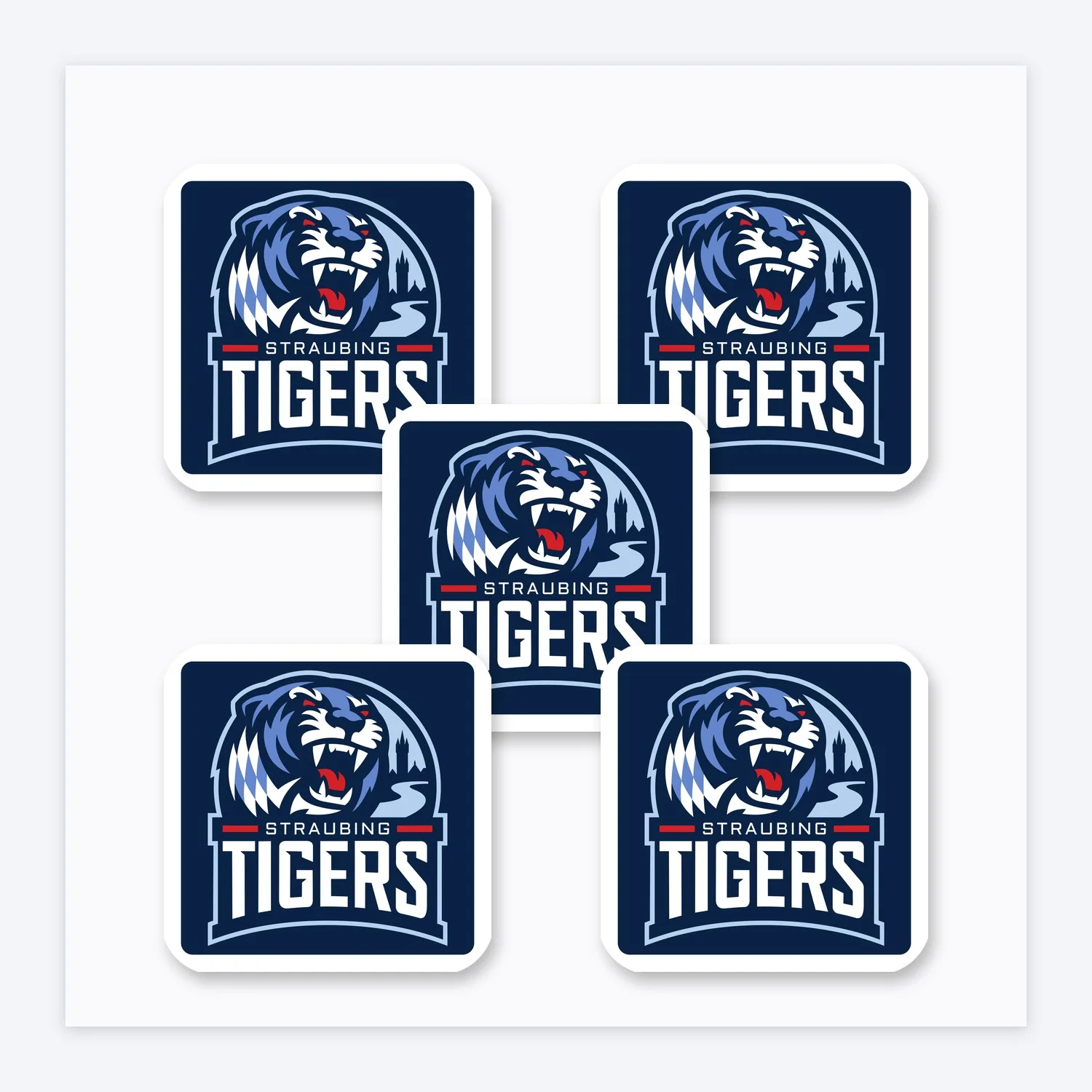 DEL Straubing Tigers Aufkleber Set II