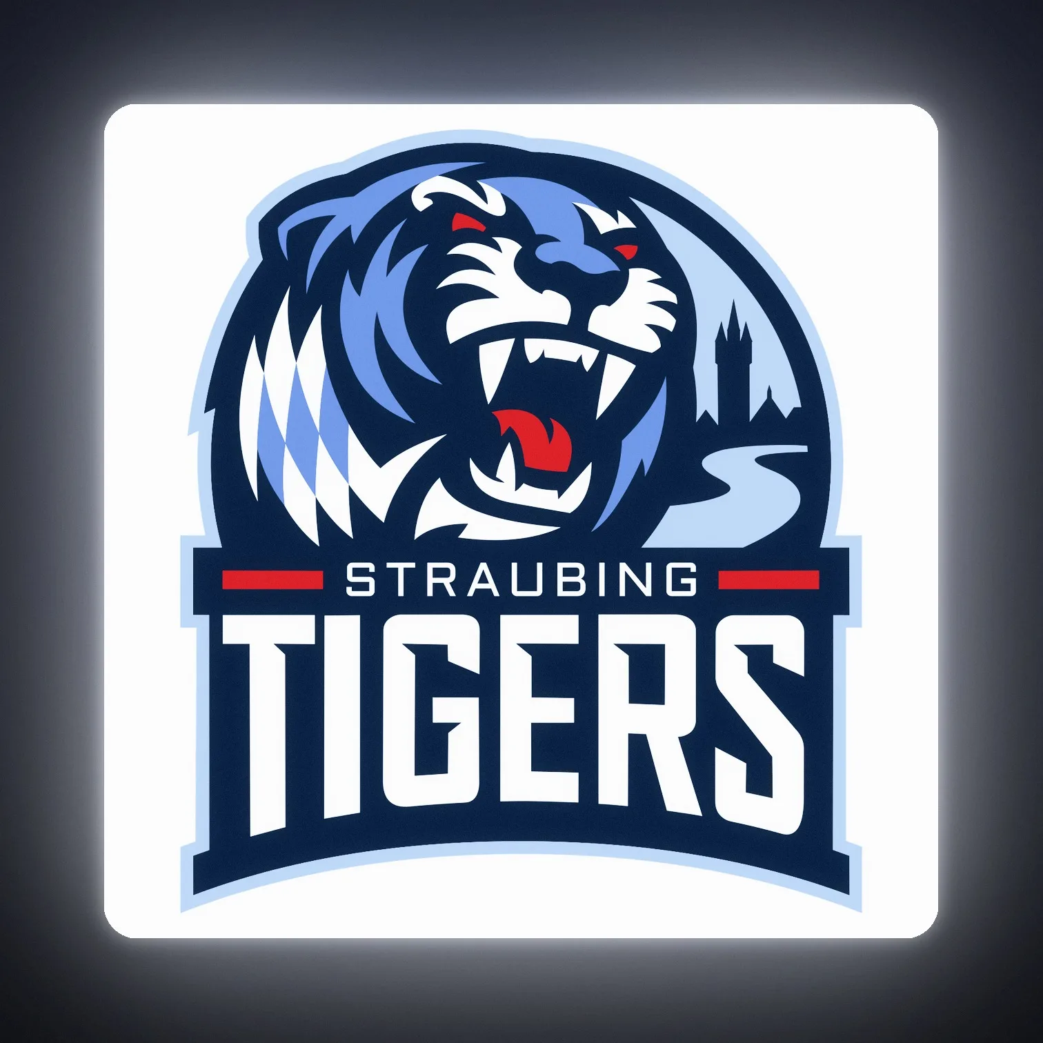 DEL Straubing Tigers LED-Leuchte