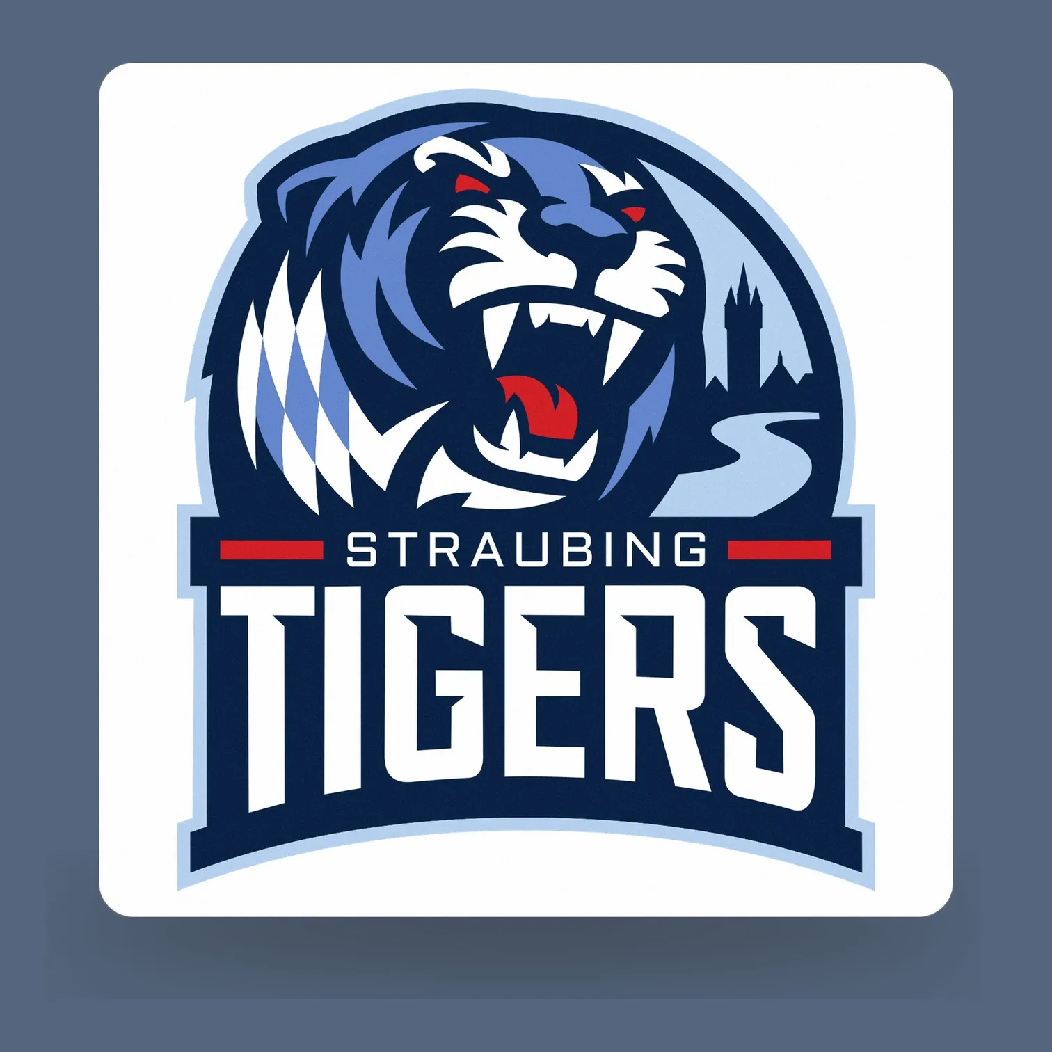 DEL Straubing Tigers LED-Leuchte