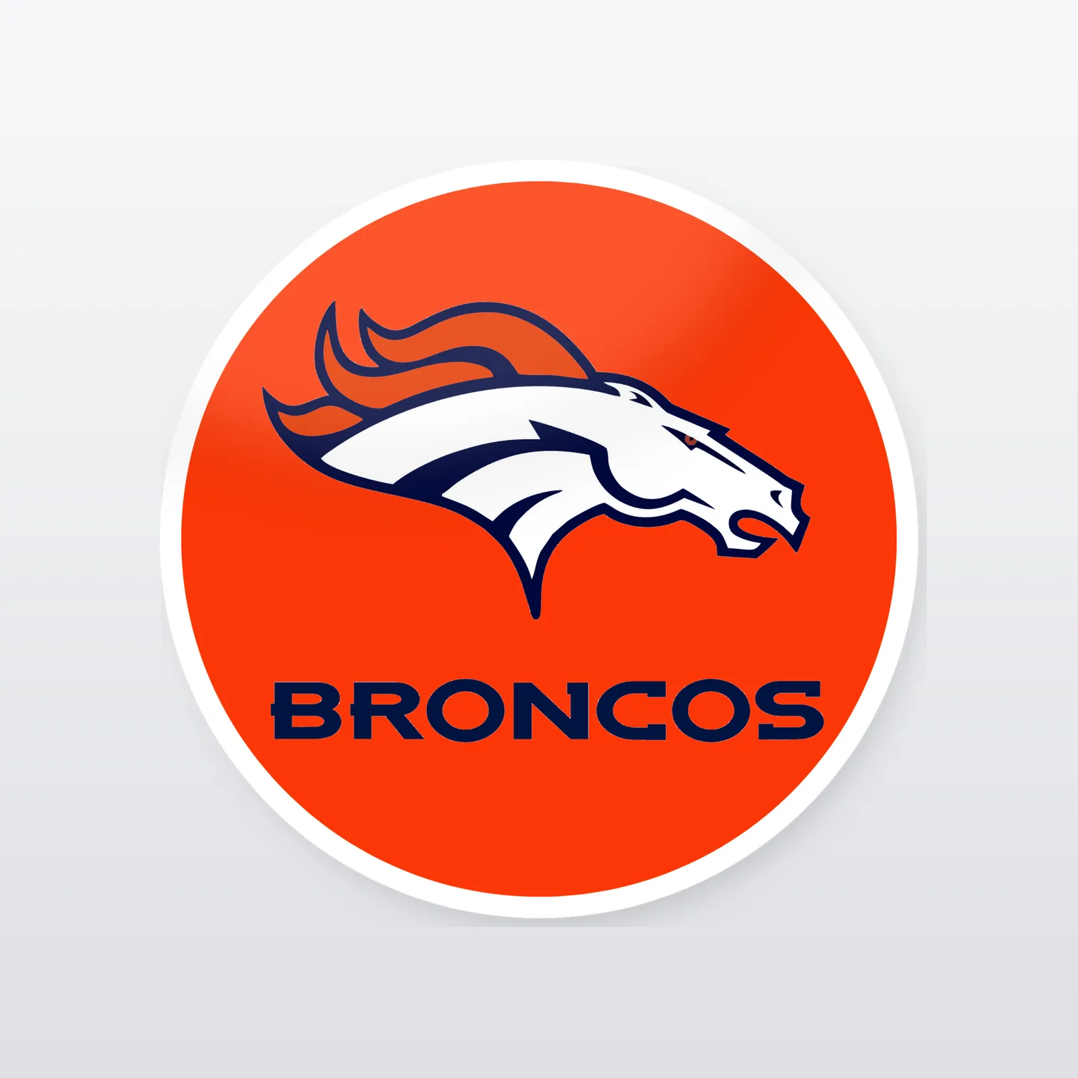 Denver Broncos Aufkleber Set