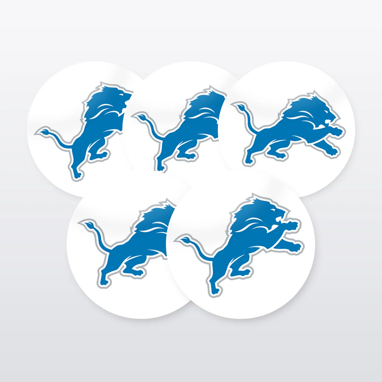 Detroit Lions Aufkleber Set III