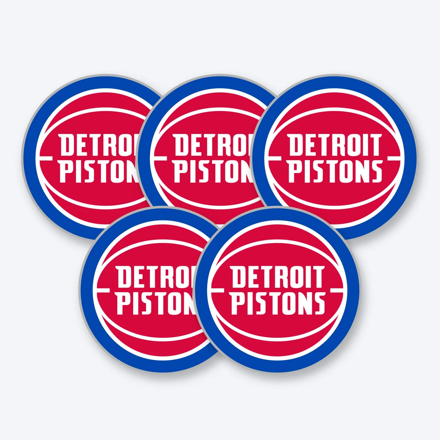 Detroit Pistons NBA Aufkleber Set I