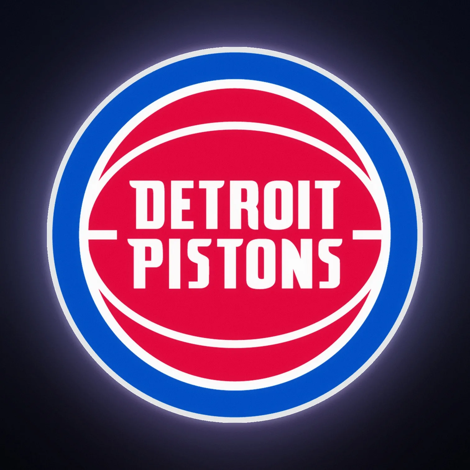 Detroit Pistons NBA LED-Leuchte I