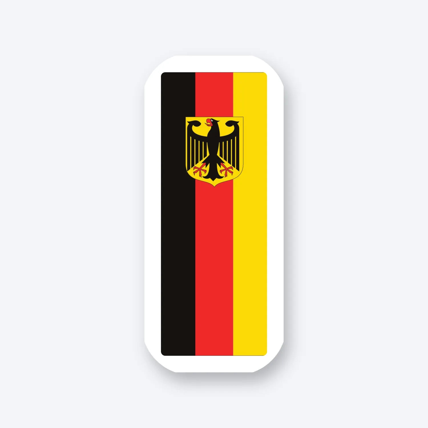 Deutschland Flagge Bundesadler Aufkleber Set