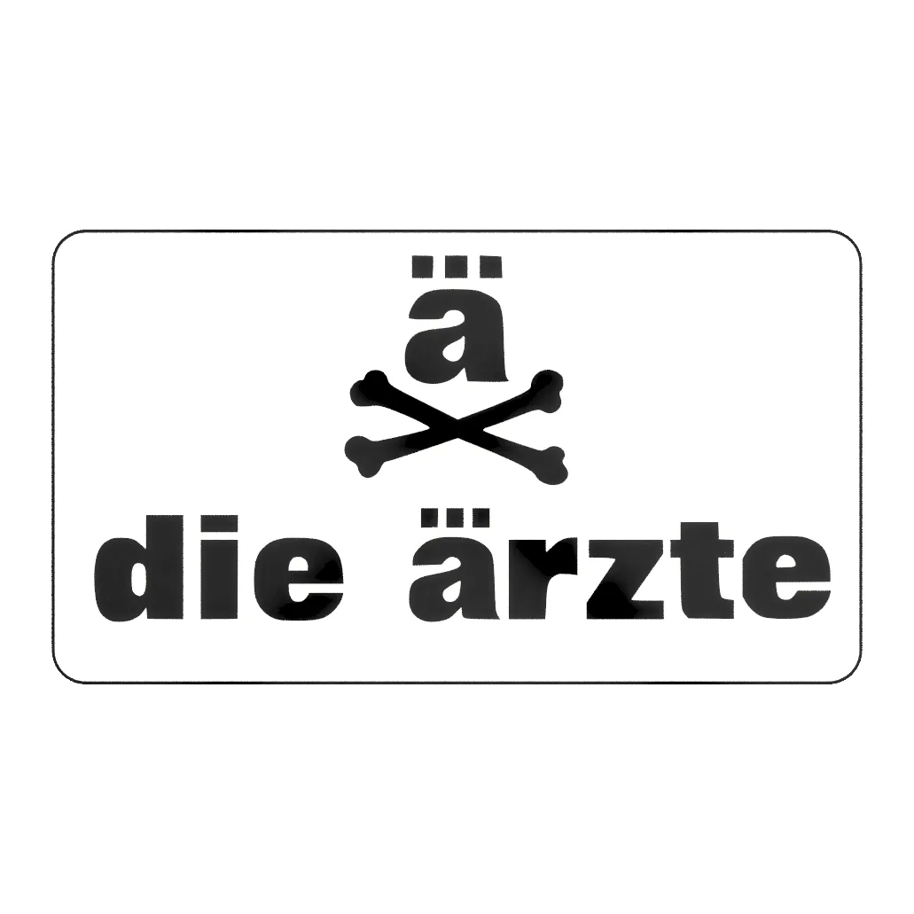 Die Ärzte LED-Leuchtschild Wanddeko Musik-Deko Geschenk