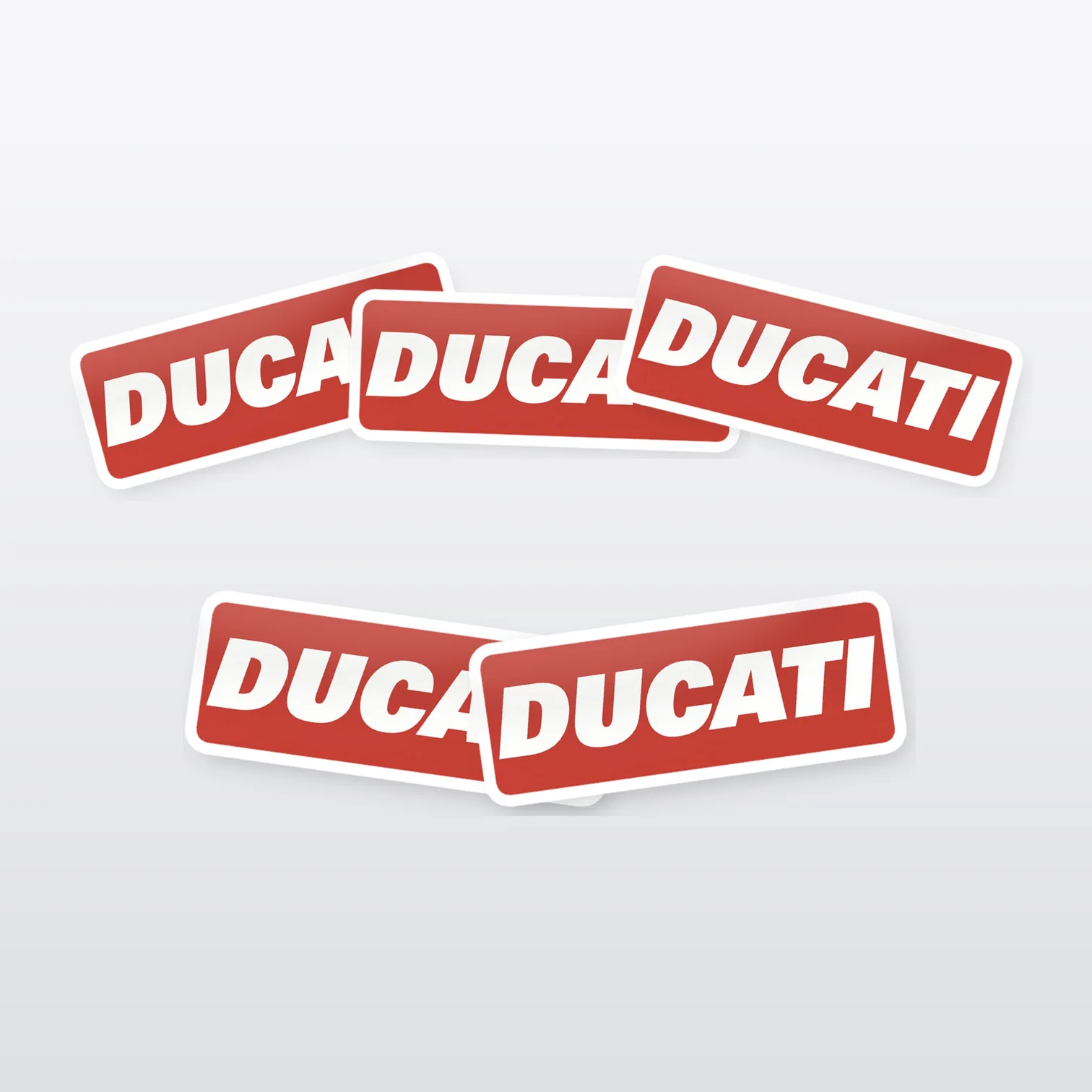 Ducati Aufkleber Set I – 5 Sticker