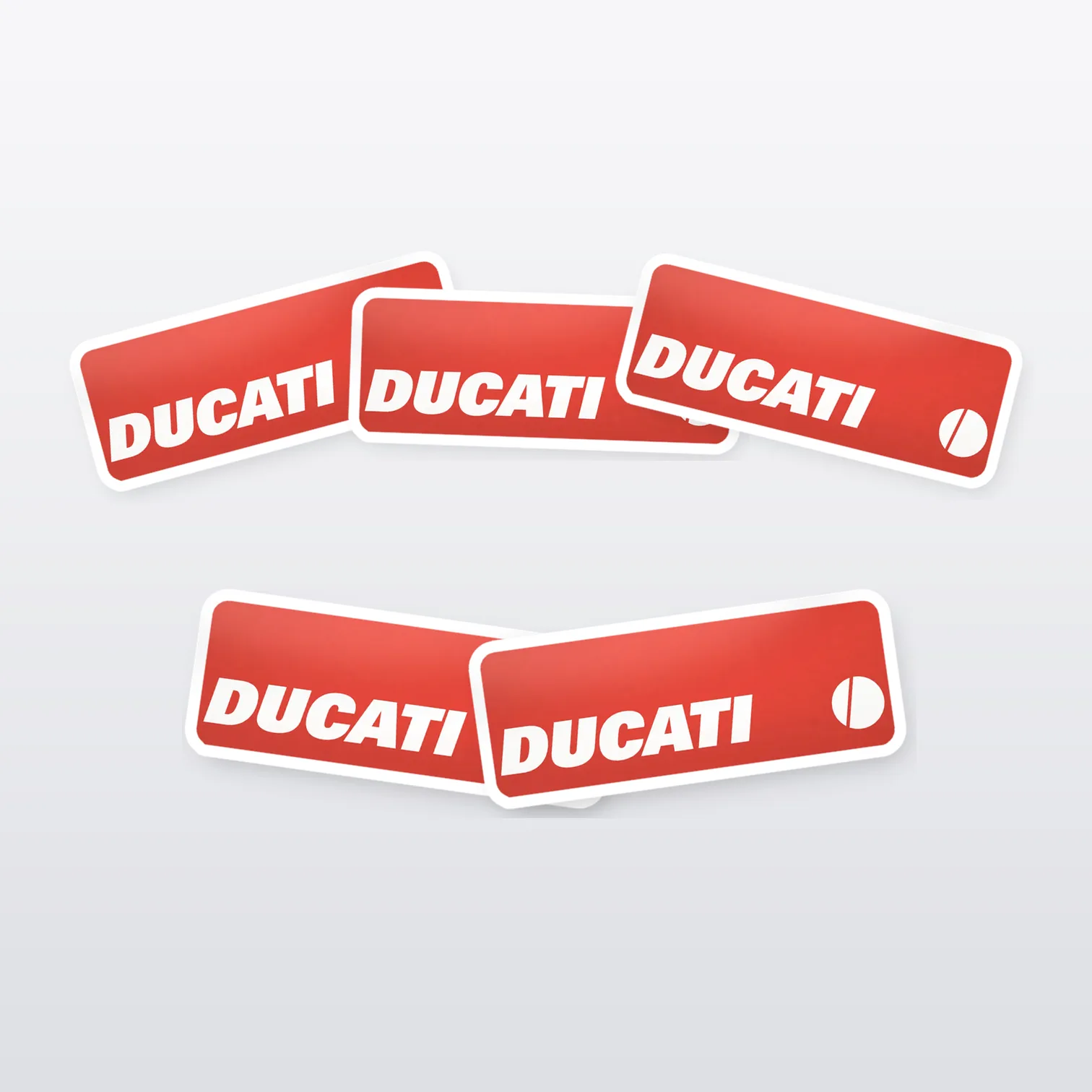 Ducati Aufkleber Set II – 5 Sticker