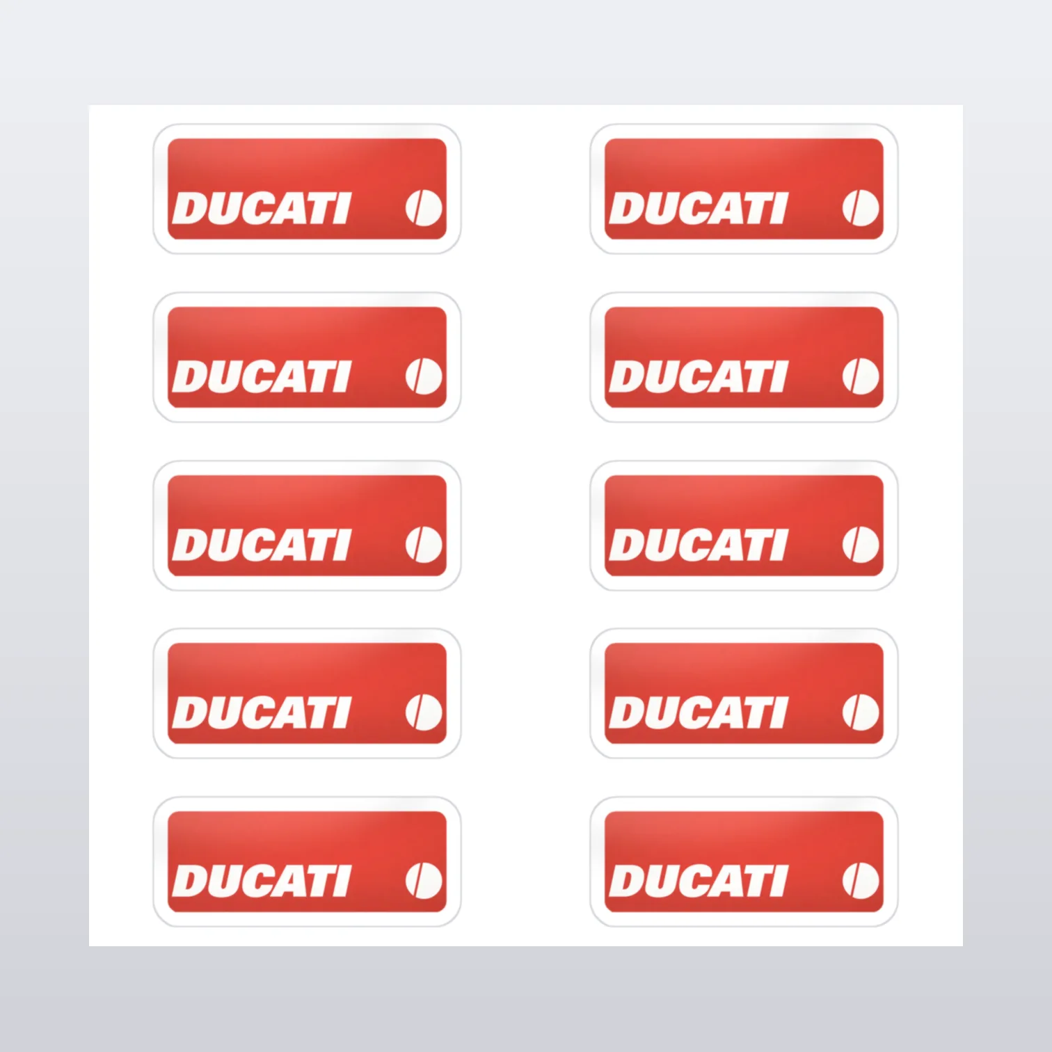 Ducati Aufkleber Set II – Aufkleber auf Bogen