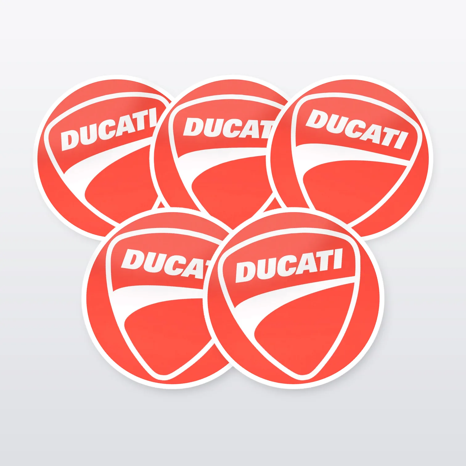 Ducati Aufkleber Set III – 5 Sticker