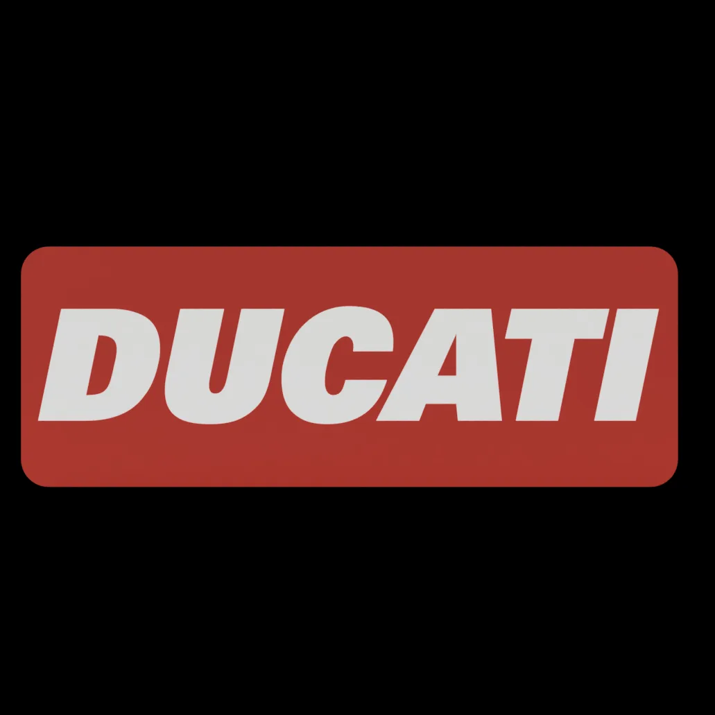 Ducati LED-Leuchte beleuchtet