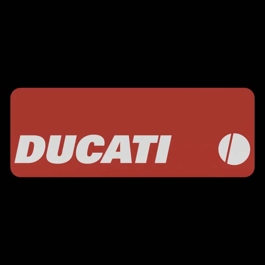 Ducati LED-Leuchte (Motiv 2) beleuchtet